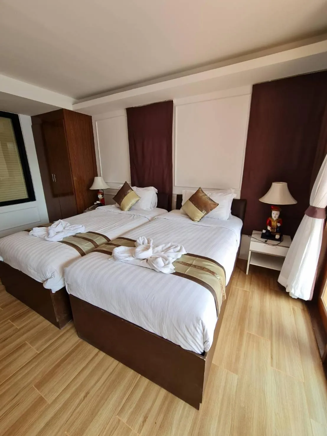 Bed in Elegancy Resort Hua Hin