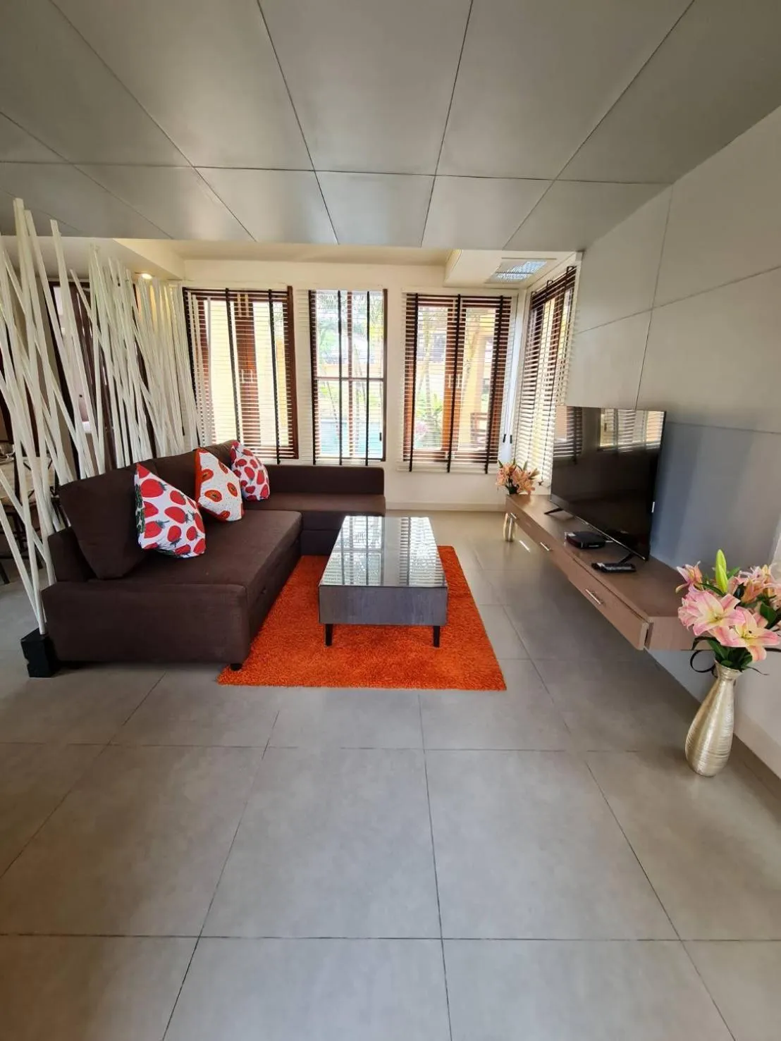 Living room in Elegancy Resort Hua Hin