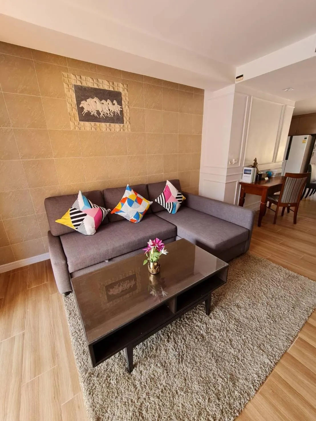 Living room in Elegancy Resort Hua Hin