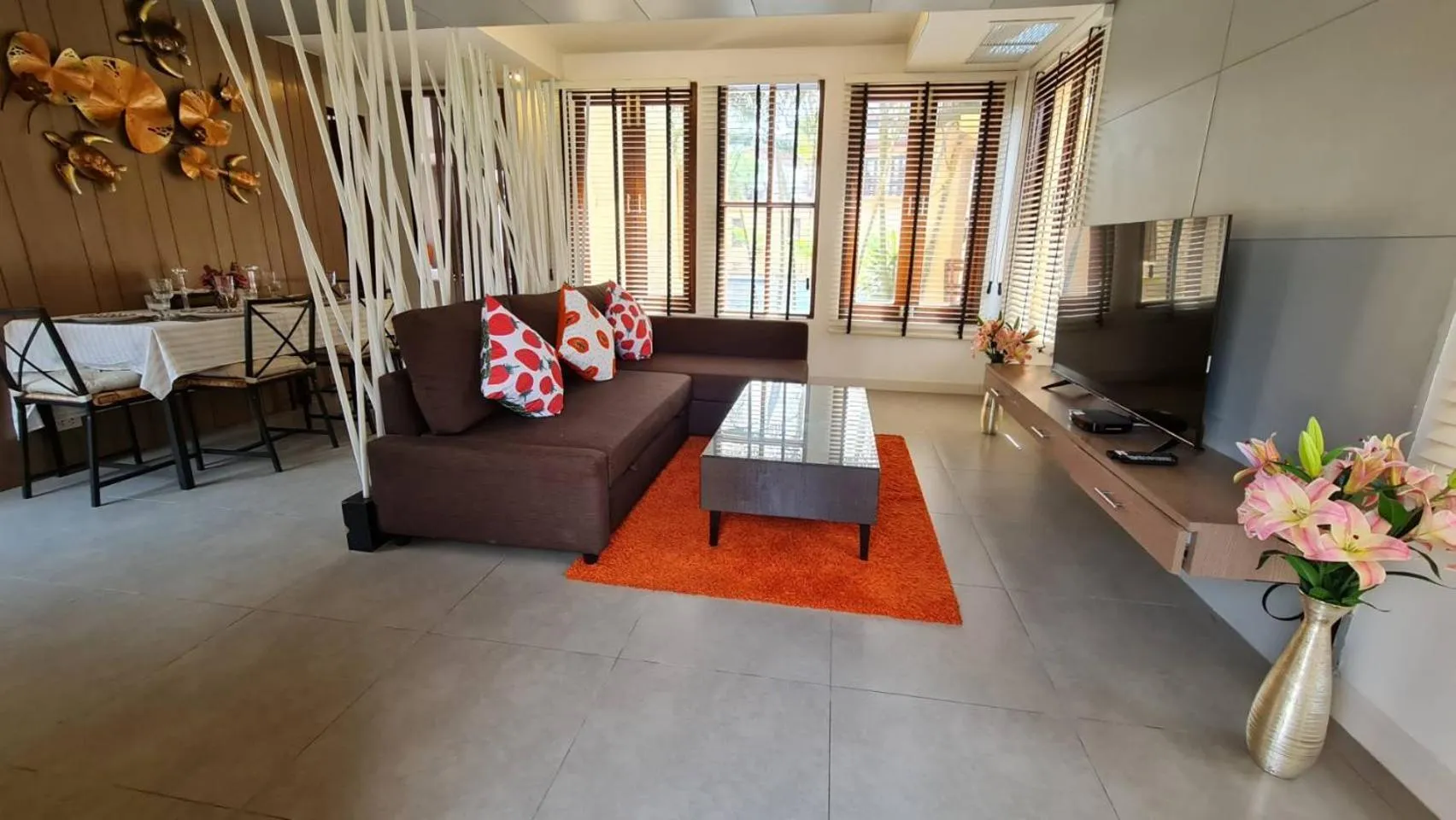 Living room in Elegancy Resort Hua Hin