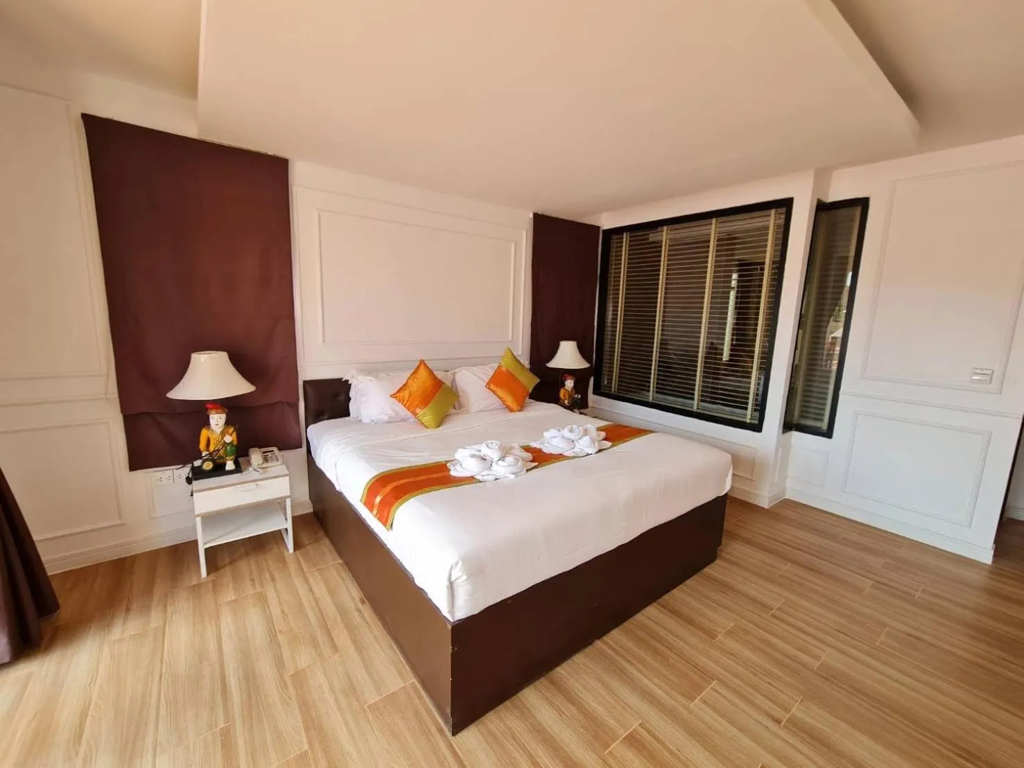 Bed in Elegancy Resort Hua Hin