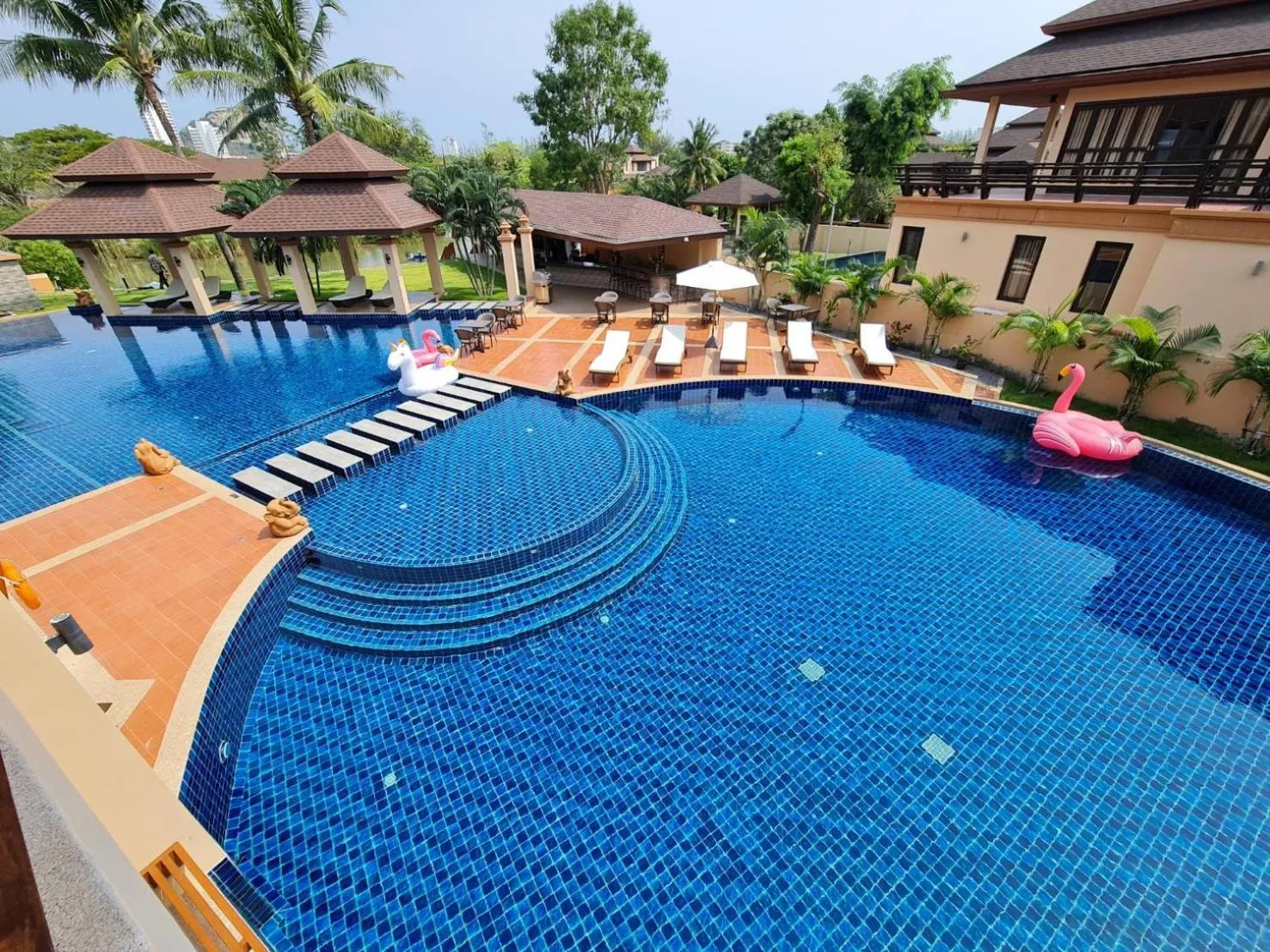 Pool view in Elegancy Resort Hua Hin