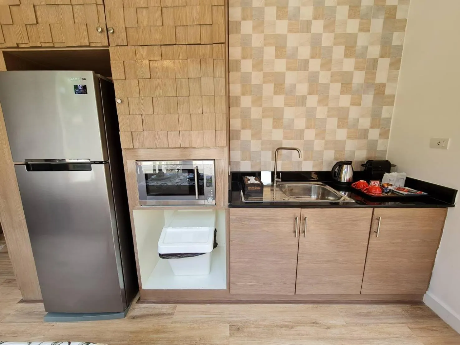 Kitchen or kitchenette in Elegancy Resort Hua Hin