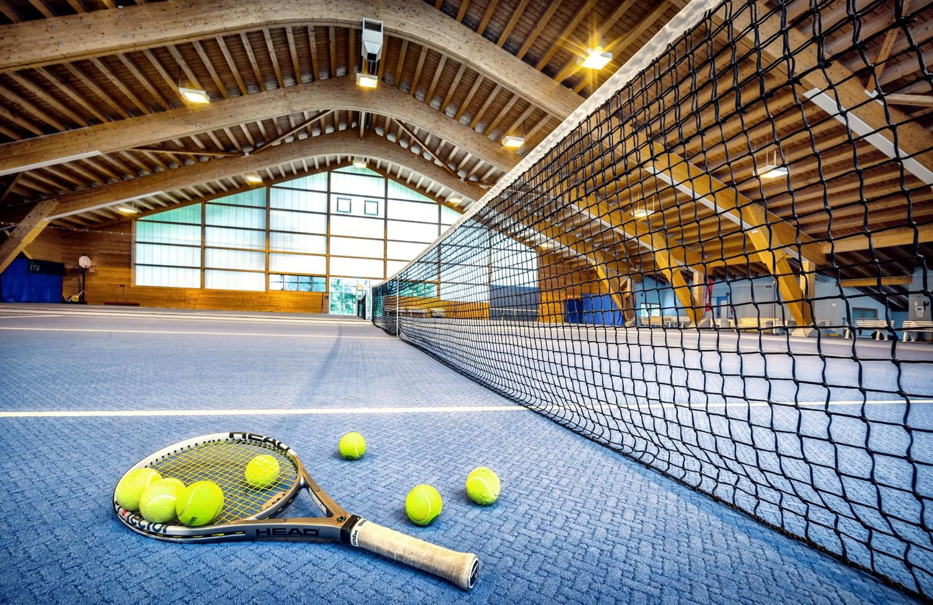 Tennis court in Valsana Hotel Arosa - Small Luxury Hotel