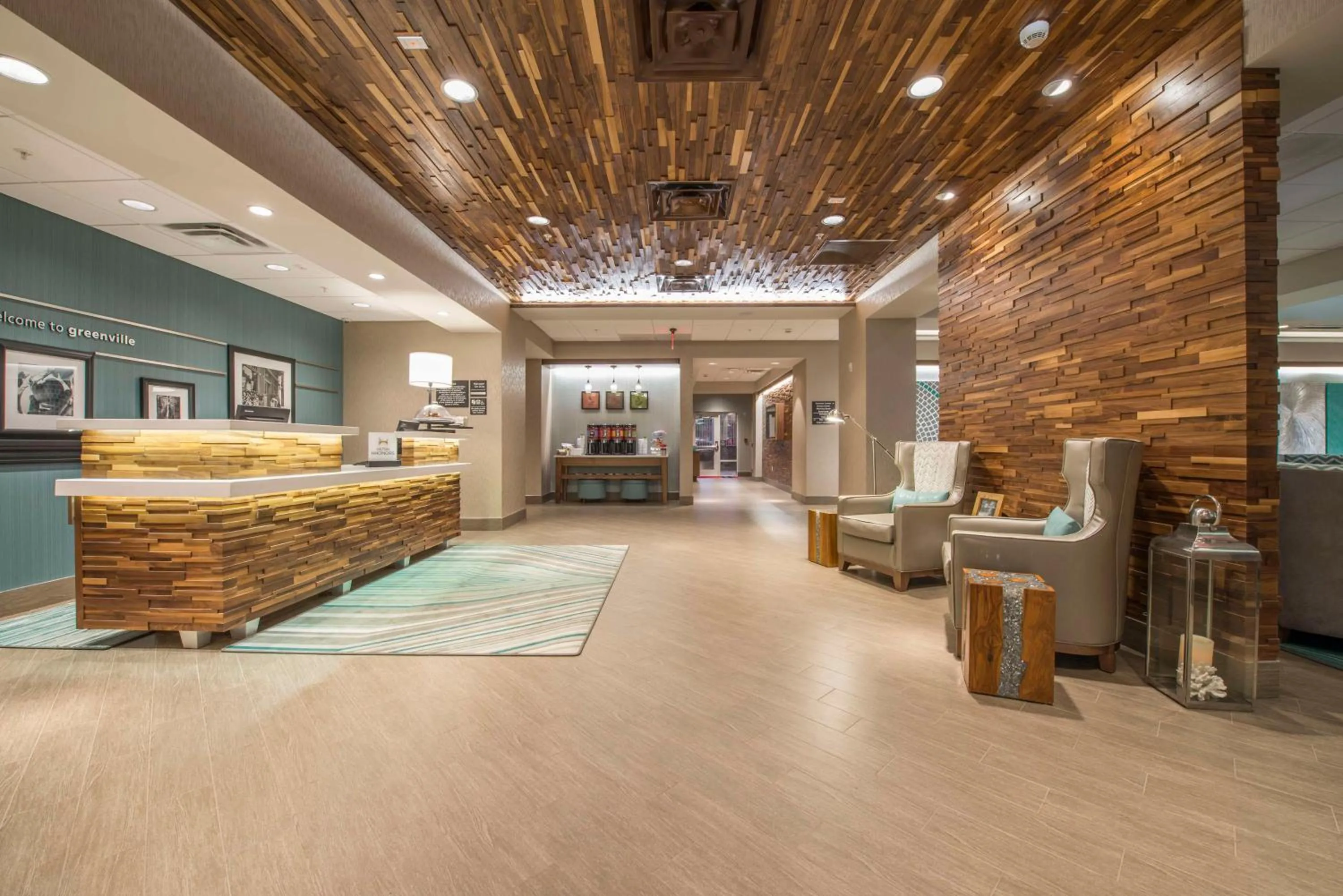 Lobby or reception in Hampton Inn Greenville/I-385 Haywood Mall, SC