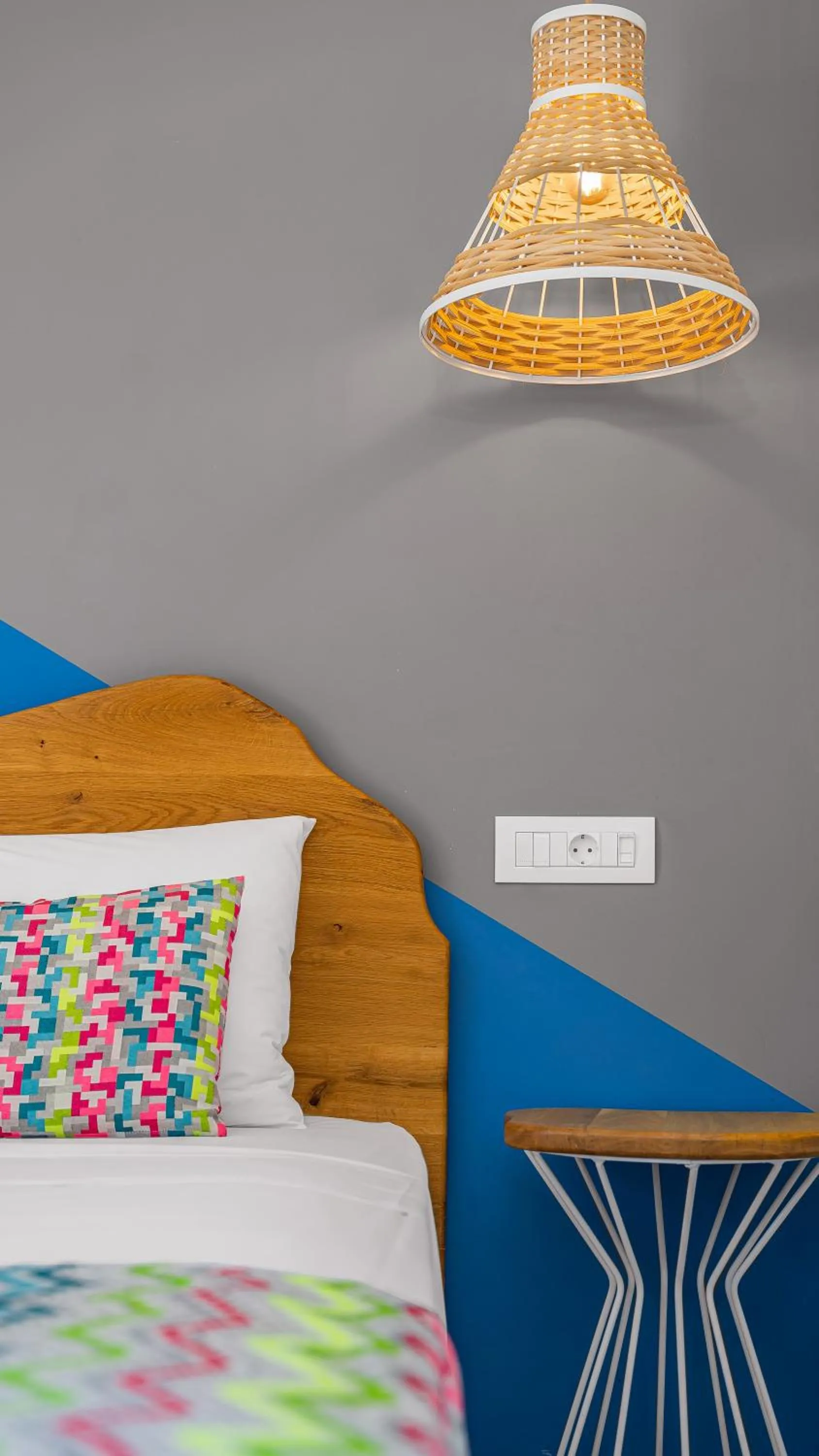 Property building, Bed in Natali Apartments by Estia