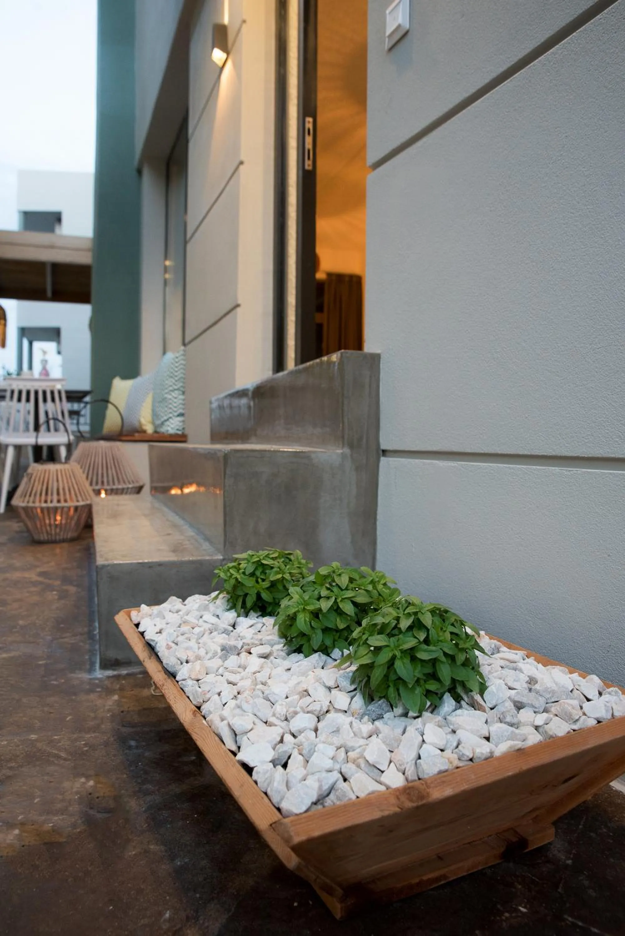 Balcony/Terrace in Natali Apartments by Estia