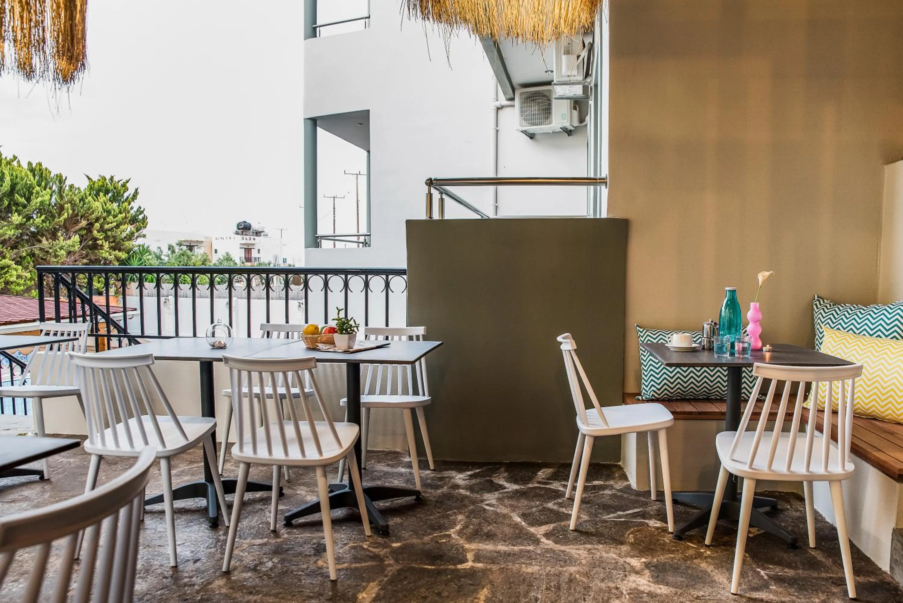 Balcony/Terrace in Natali Apartments by Estia