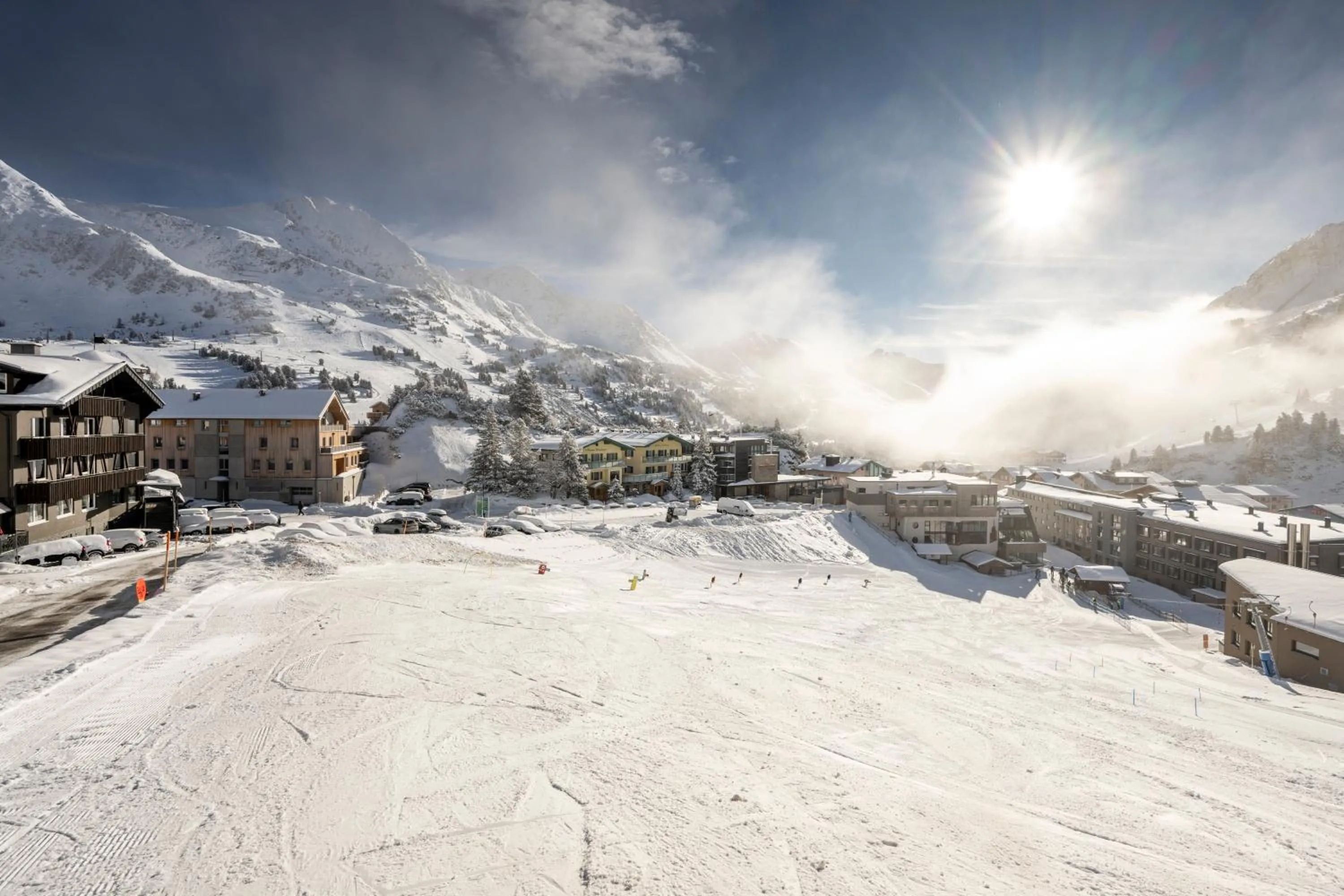 Property building in Hotel Kristall