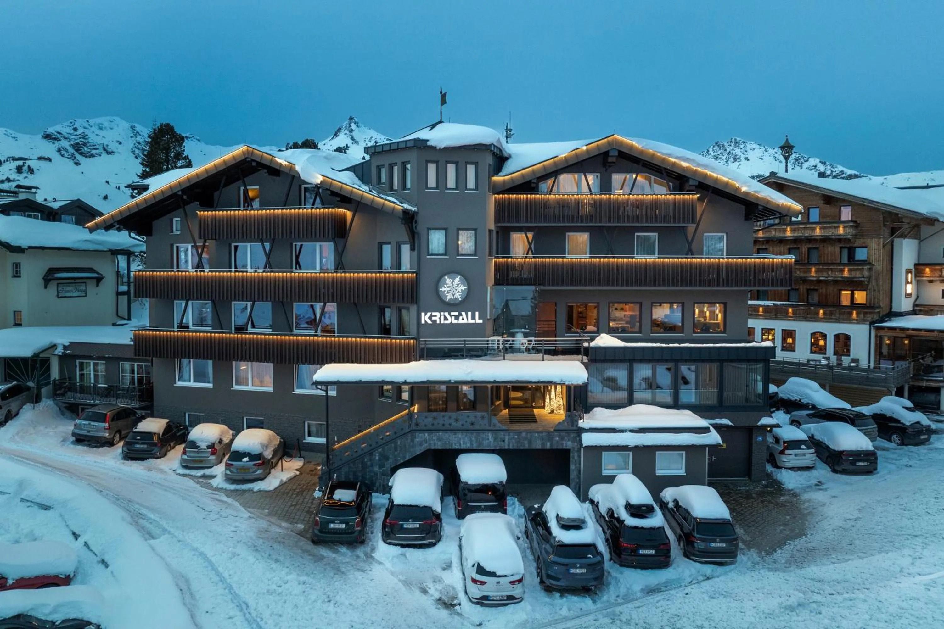 Property building in Hotel Kristall