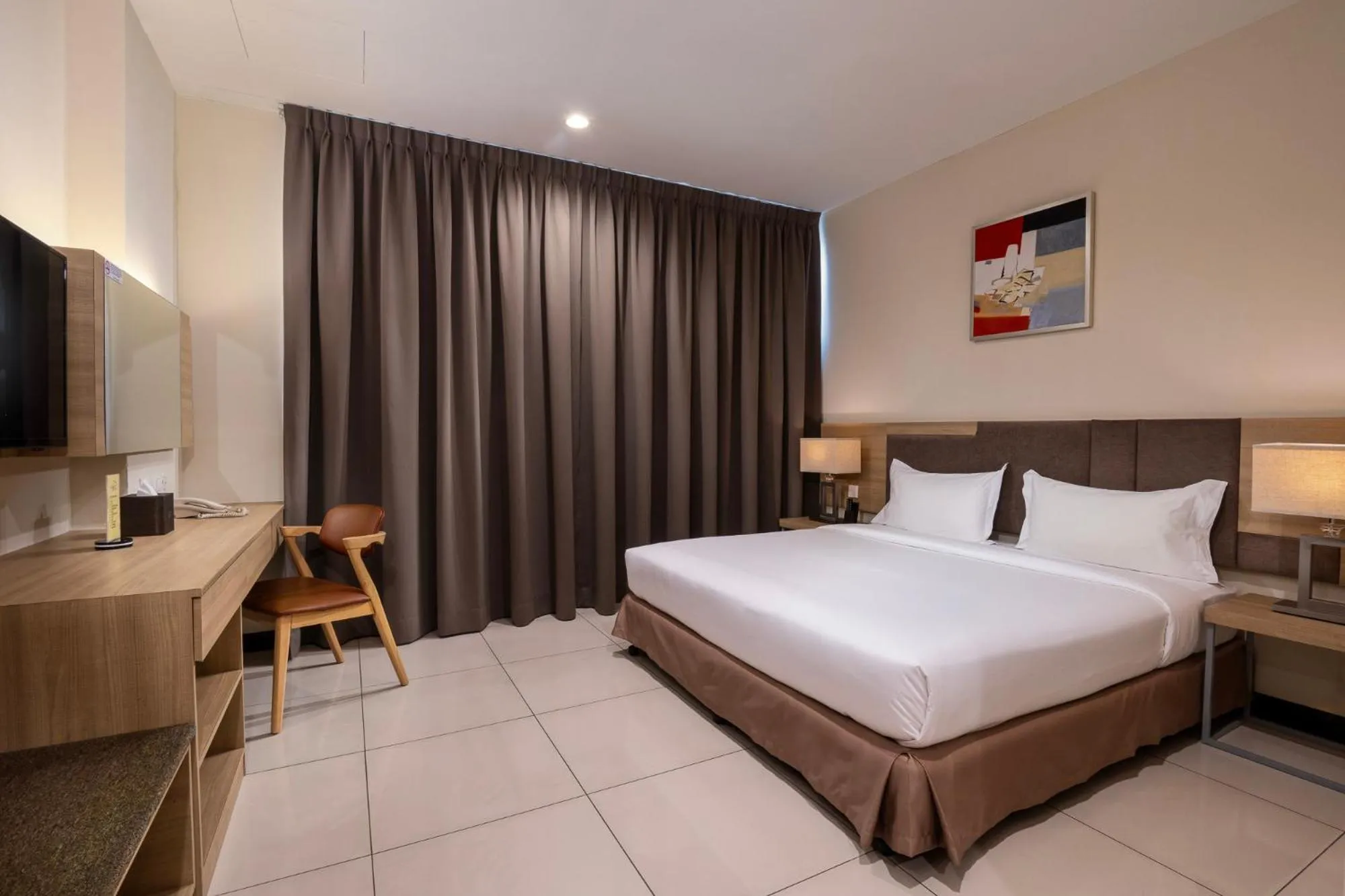 Bedroom, Bed in One Pacific Hotel and Serviced Apartments