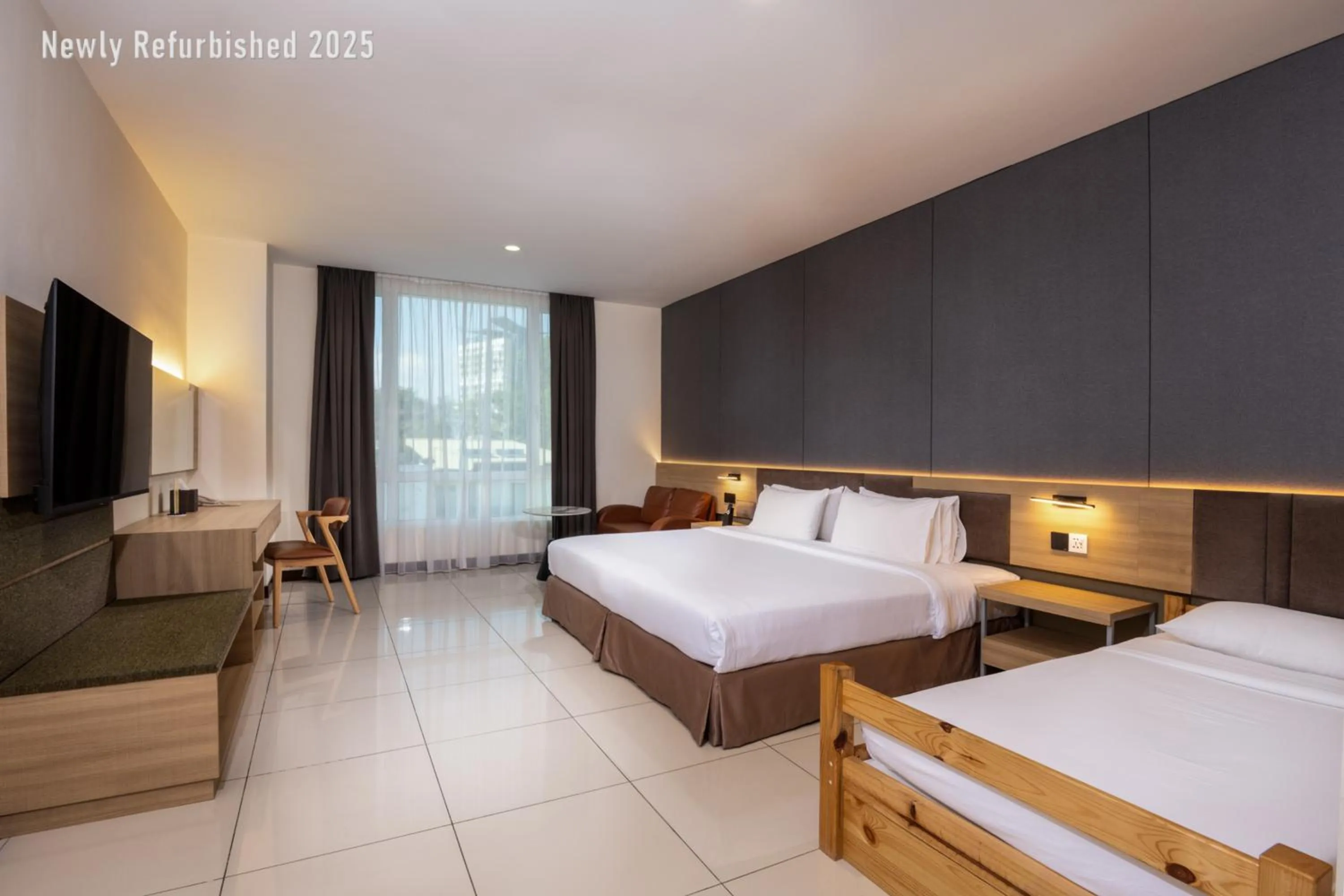 Bed in One Pacific Hotel and Serviced Apartments