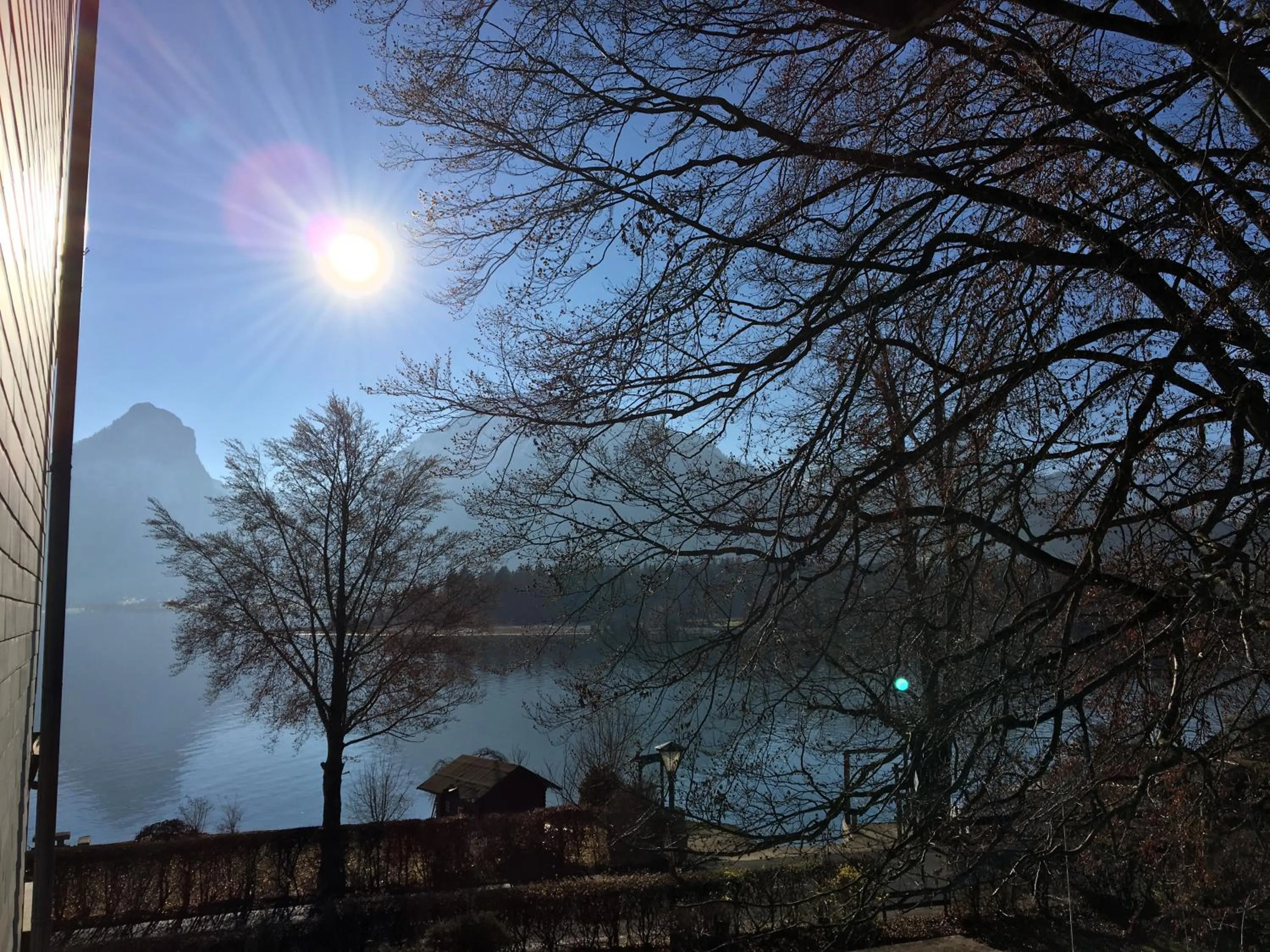 Garden view in Seehaus Familie Leifer