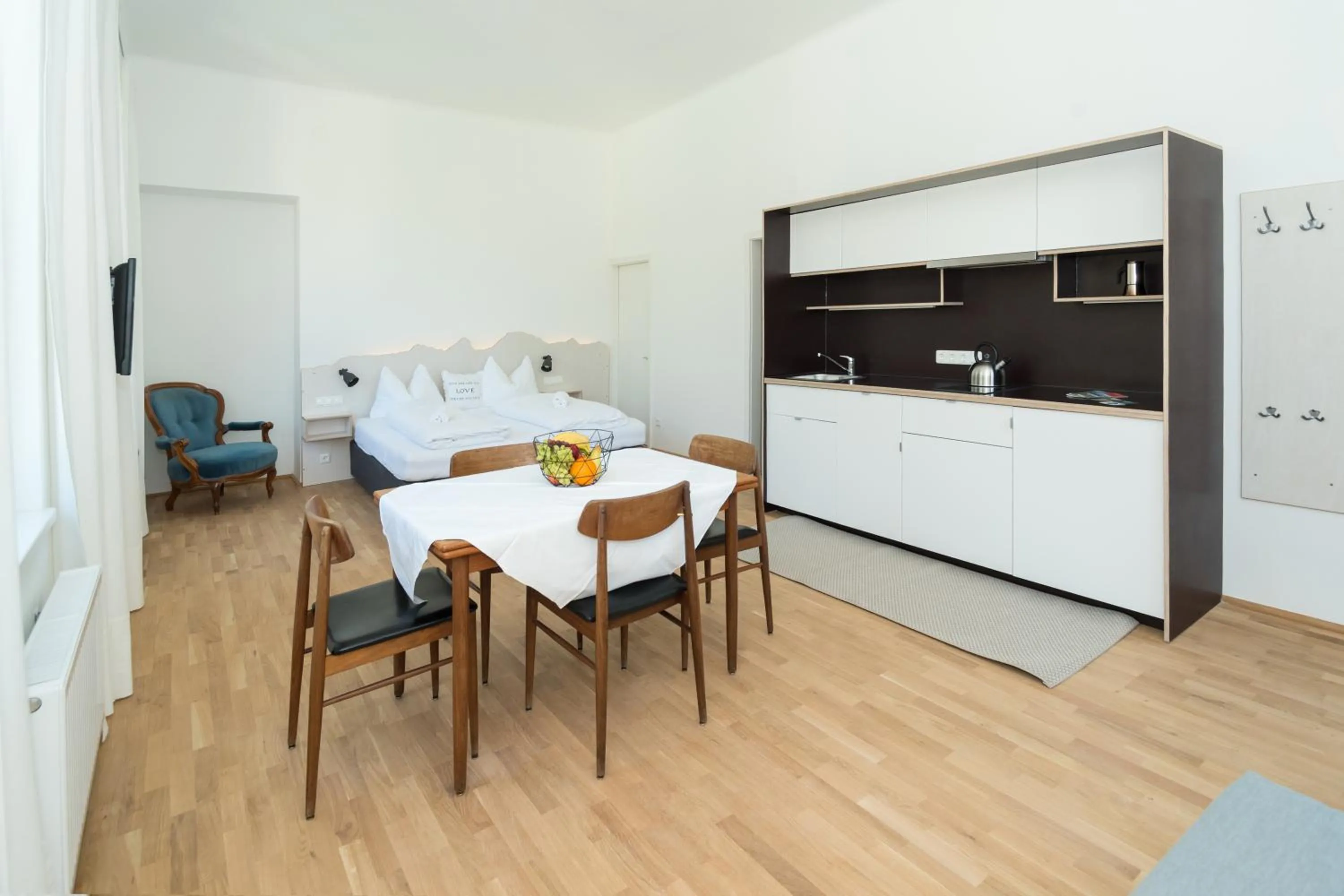 Kitchen or kitchenette in Seehaus Familie Leifer