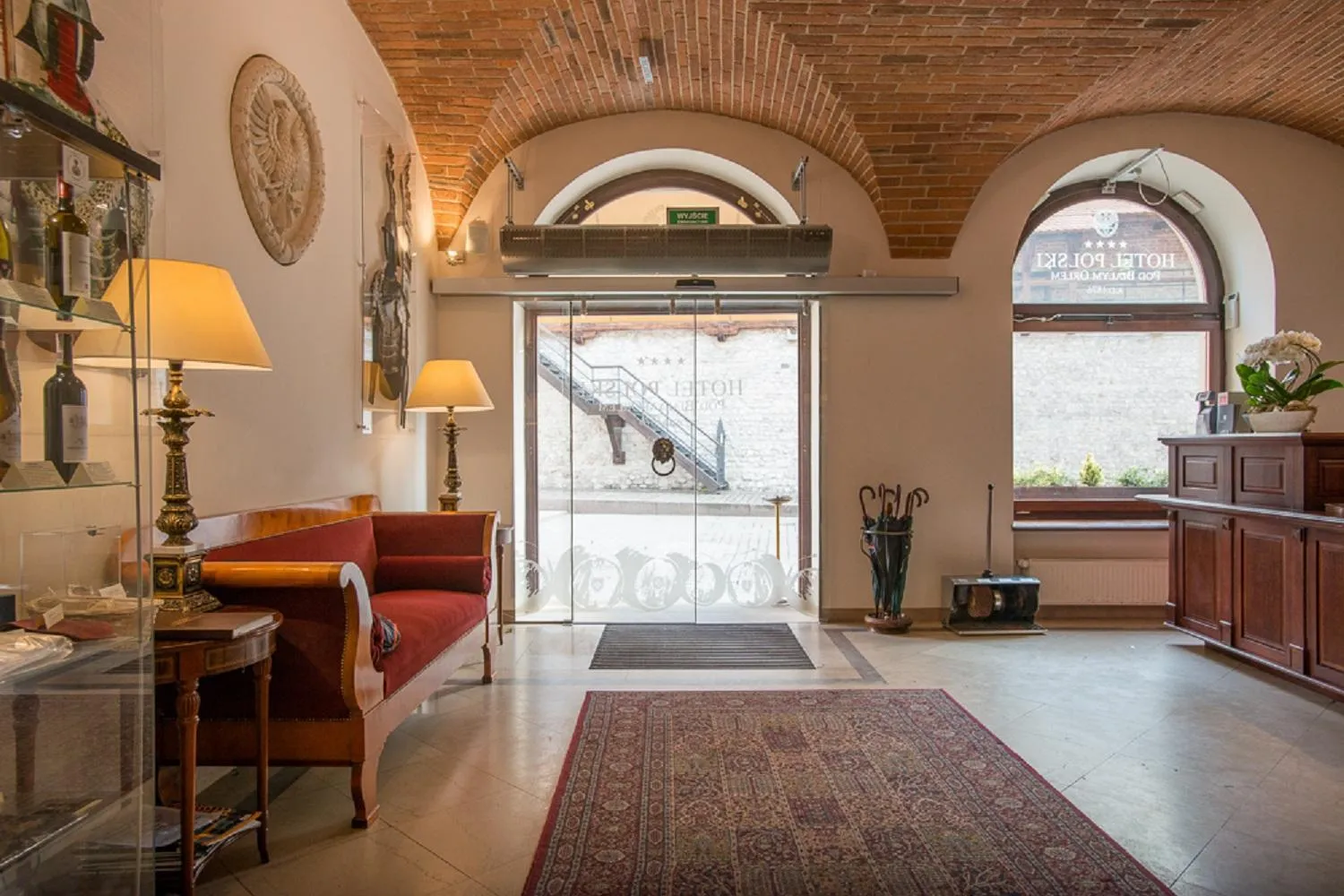 Lobby or reception in Hotel Polski Pod Białym Orłem