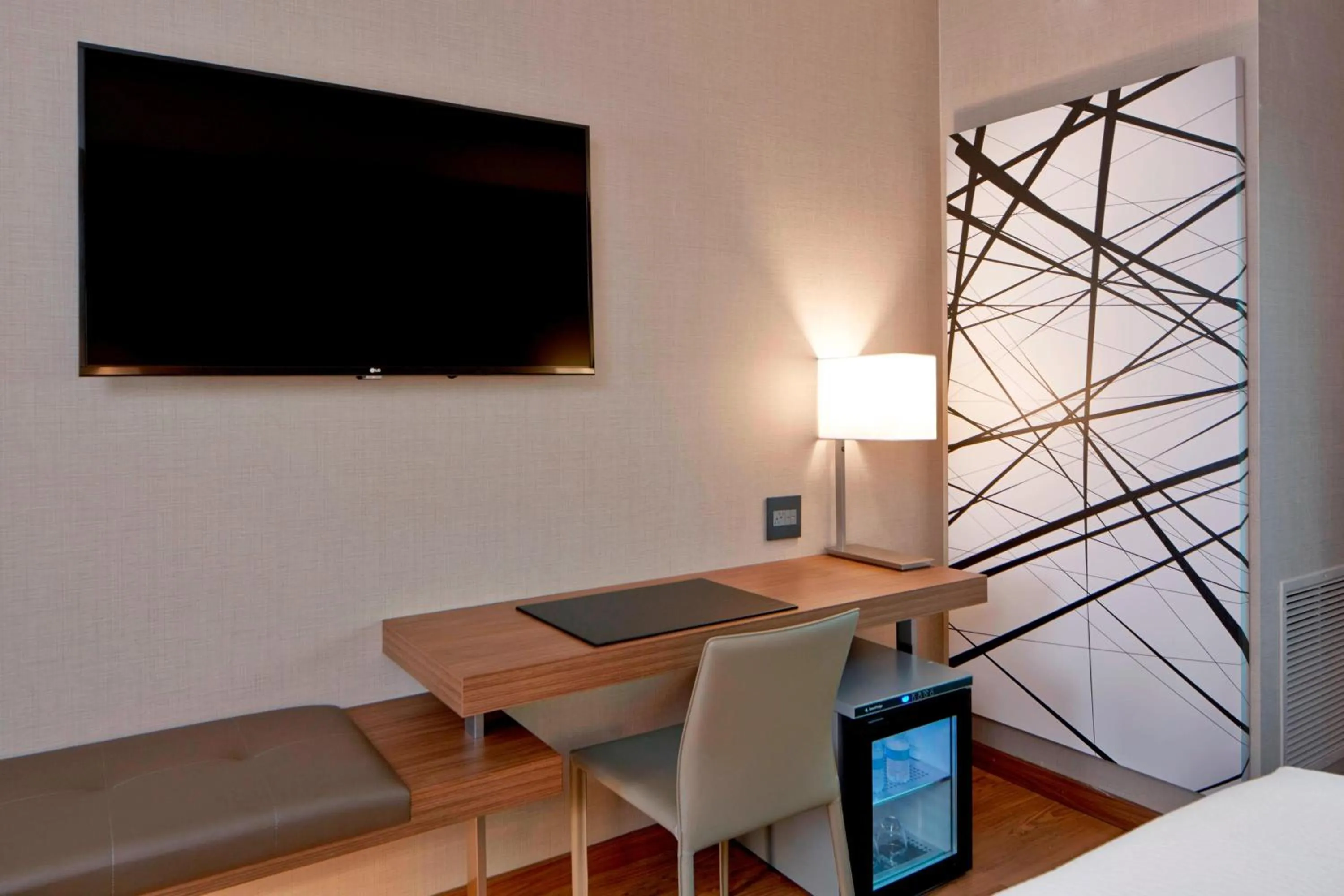 Photo of the whole room, Bed in AC Hotel by Marriott Atlanta Buckhead at Phipps Plaza