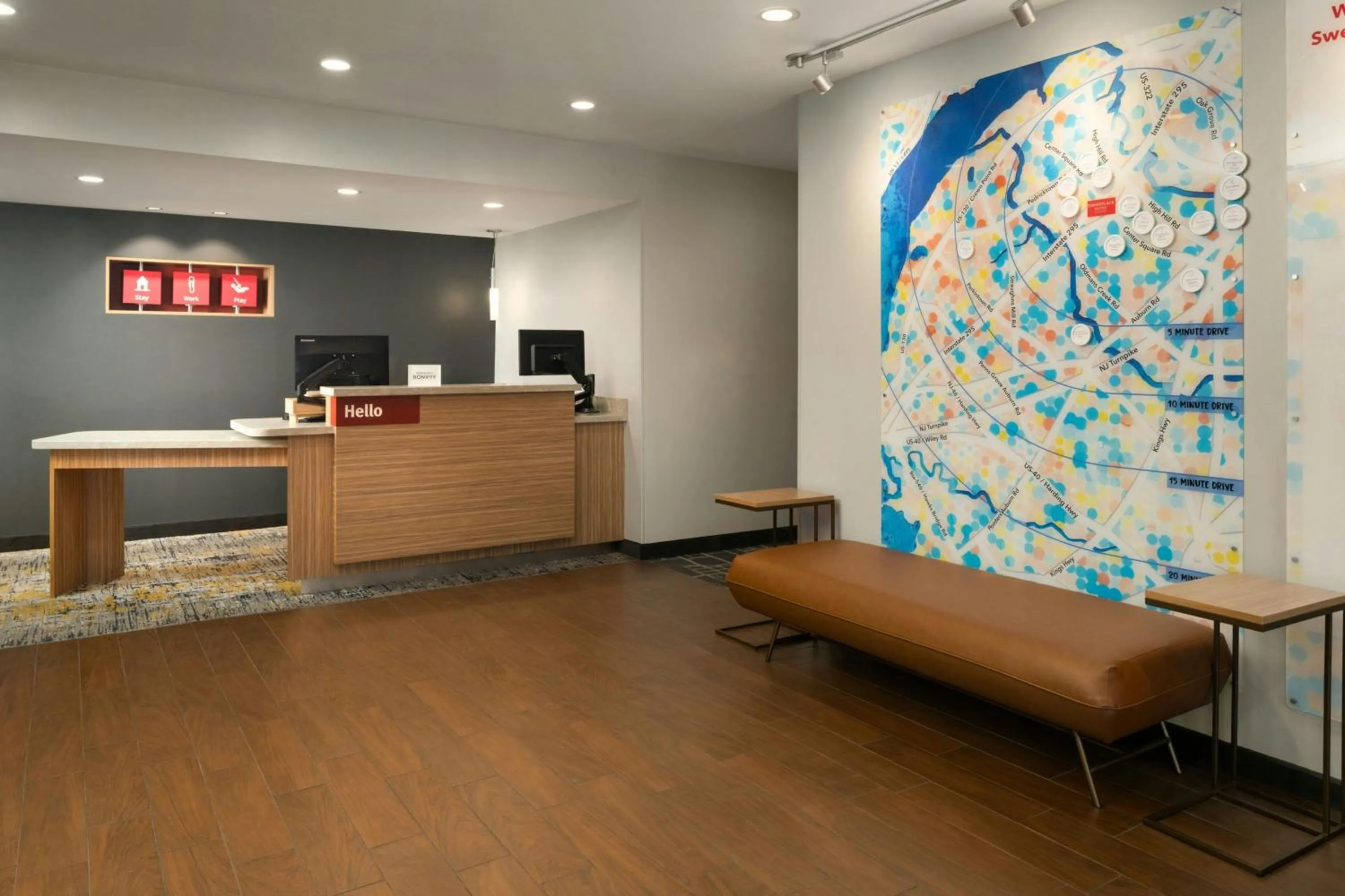 Lobby or reception in TownePlace Suites by Marriott Swedesboro Logan Township