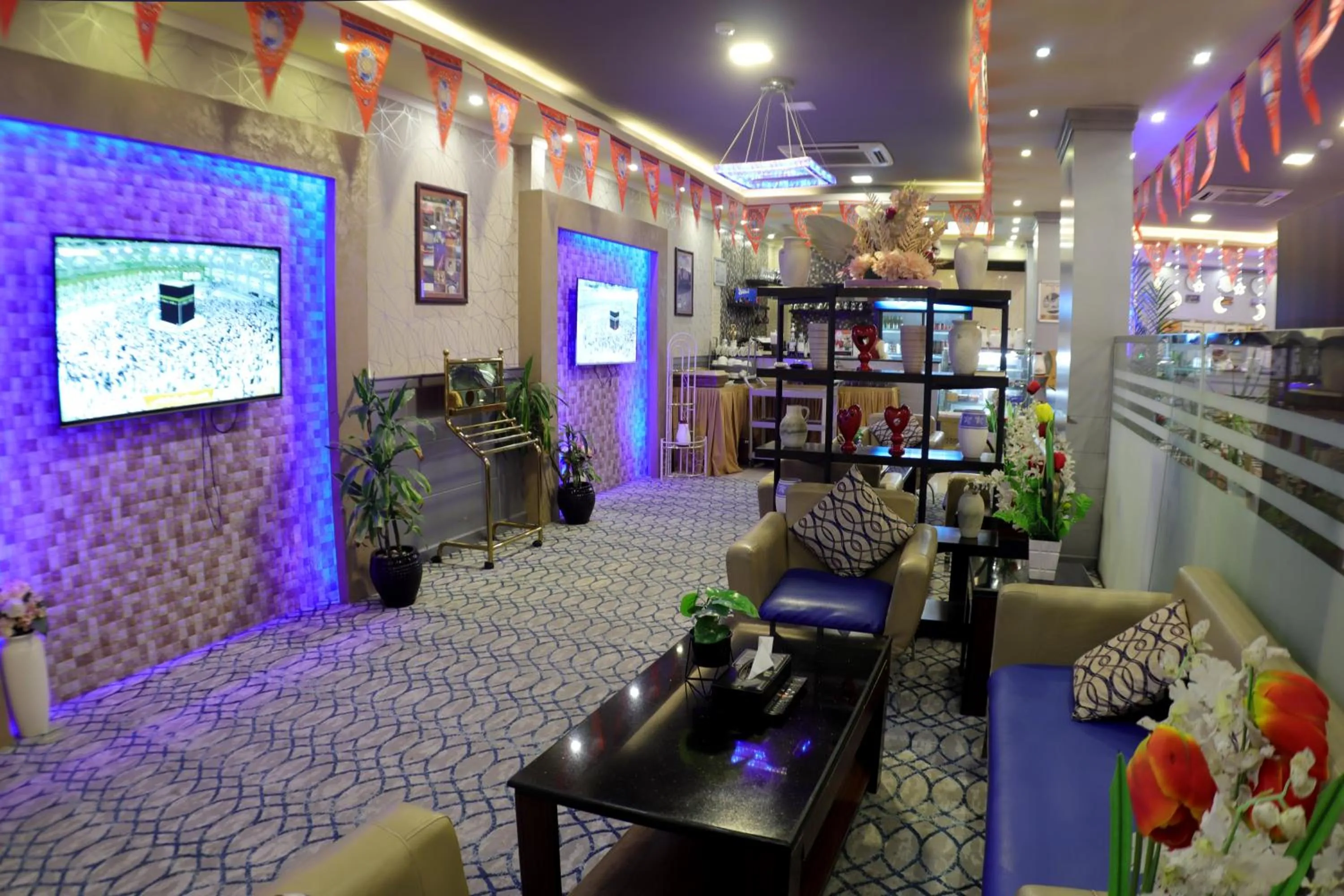 Lobby or reception in شقق مسكن الضيافة للشقق المخدومة 2