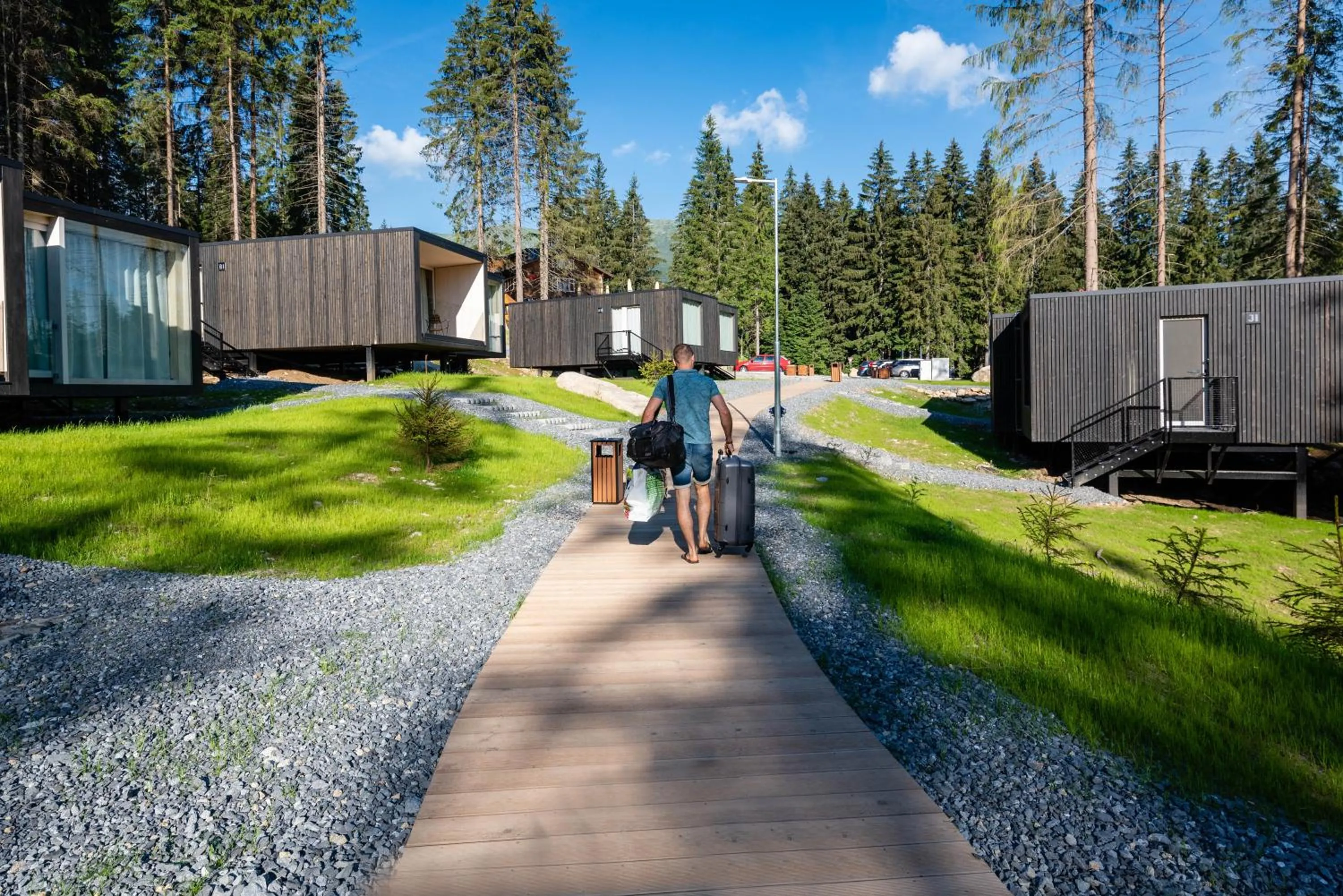 Natural landscape in Hotel Björnson & Björnson TREE HOUSES Jasná
