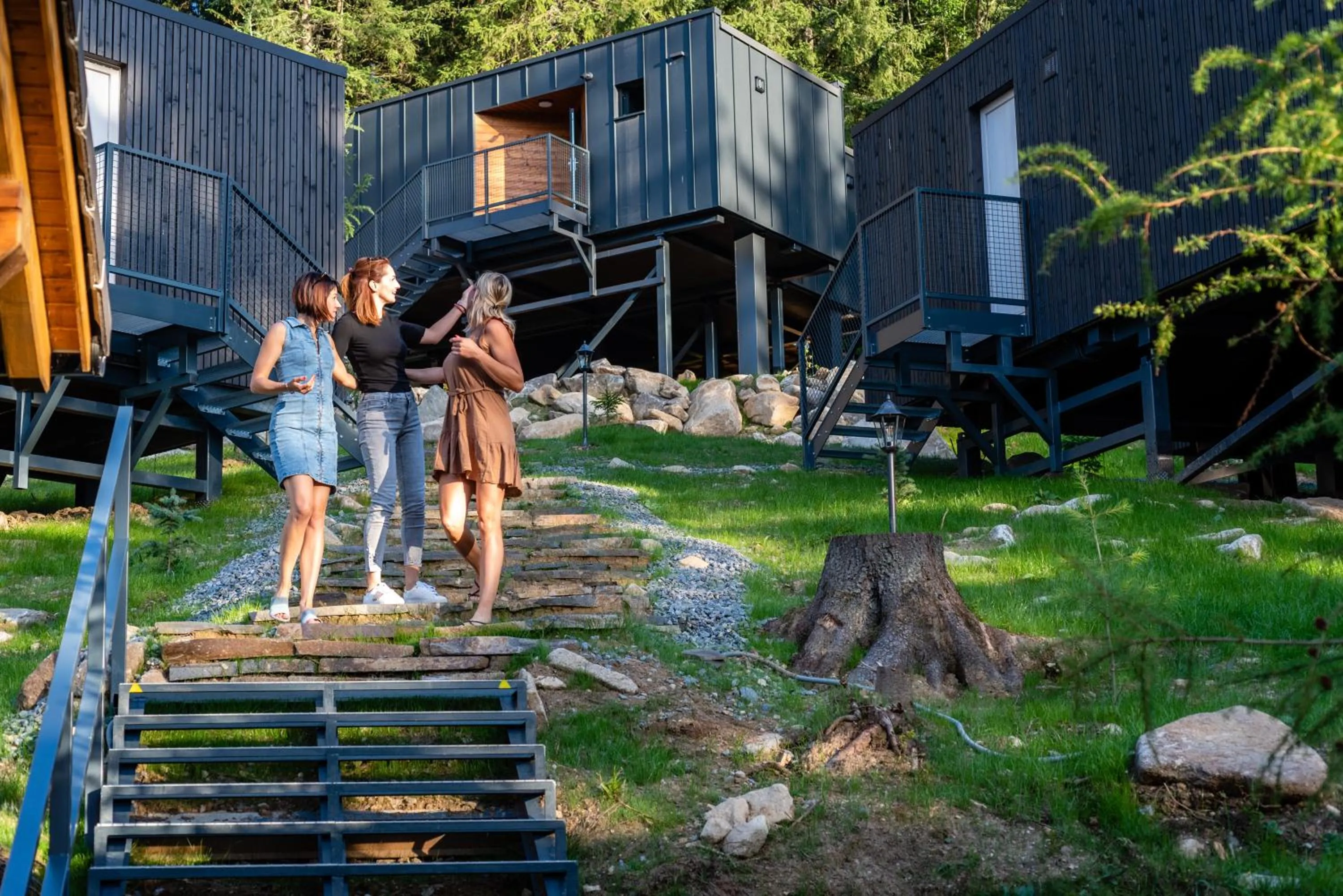 Property building in Hotel Björnson & Björnson TREE HOUSES Jasná