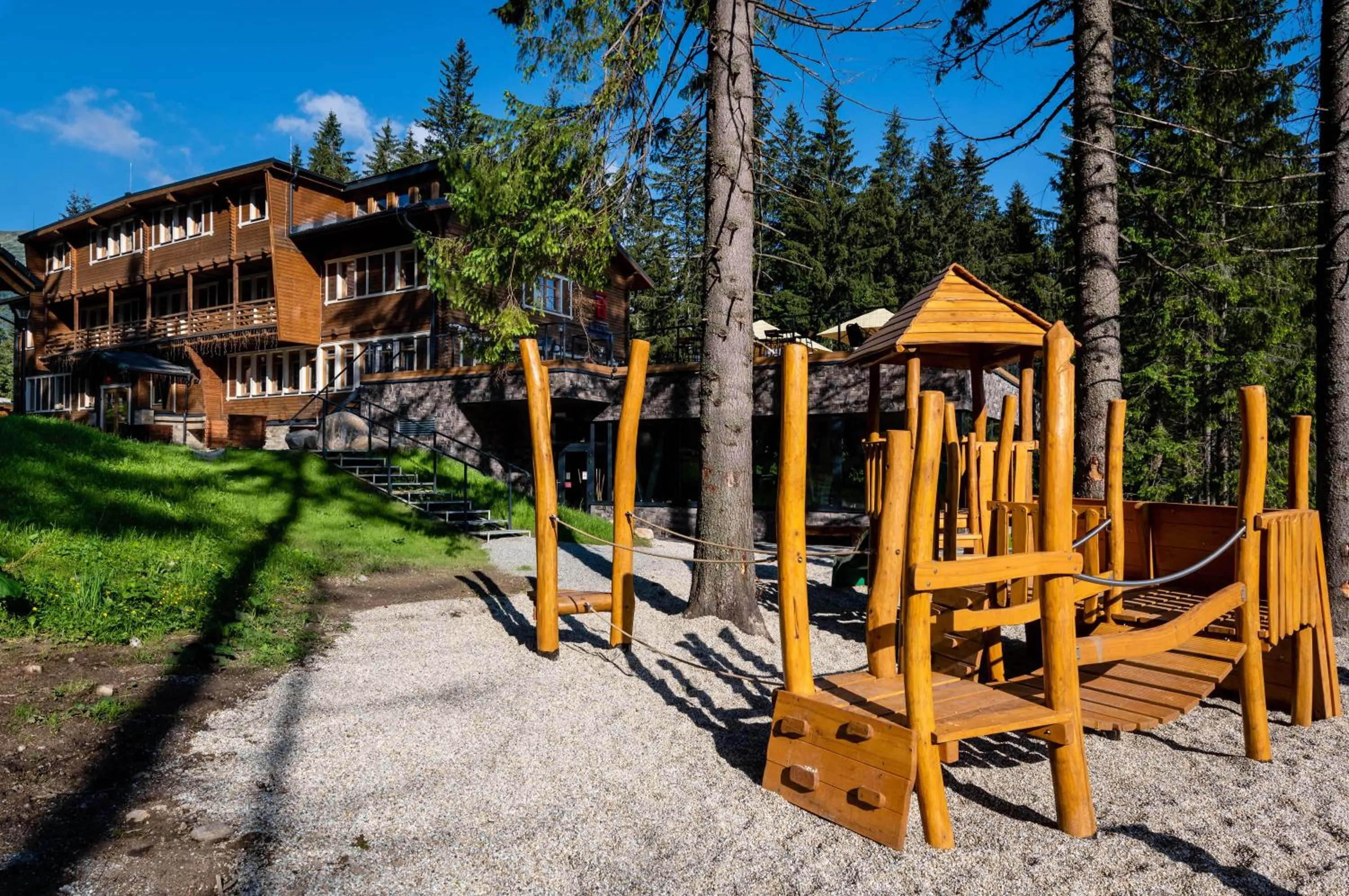 Children play ground in Hotel Björnson & Björnson TREE HOUSES Jasná