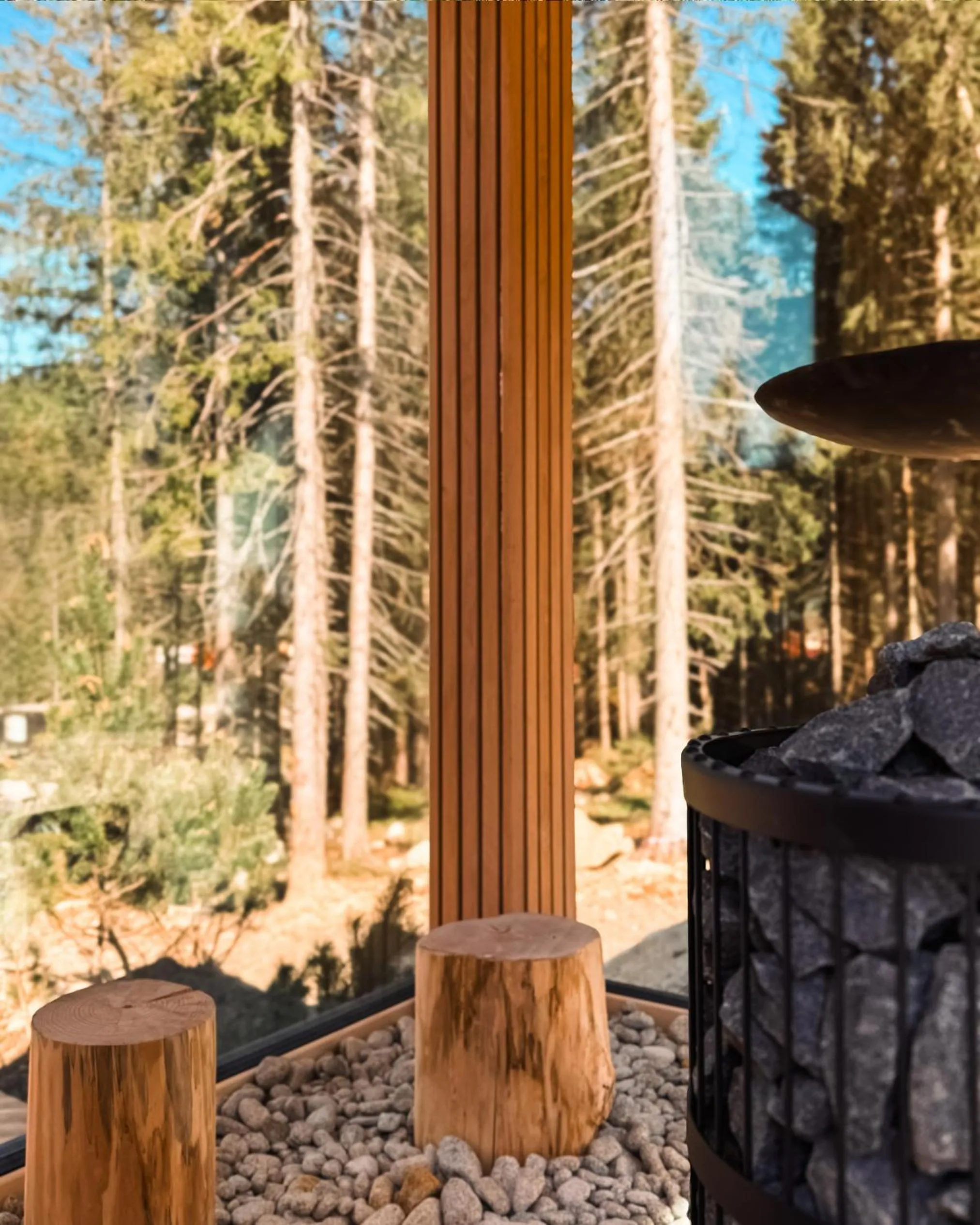 Sauna in Hotel Björnson & Björnson TREE HOUSES Jasná