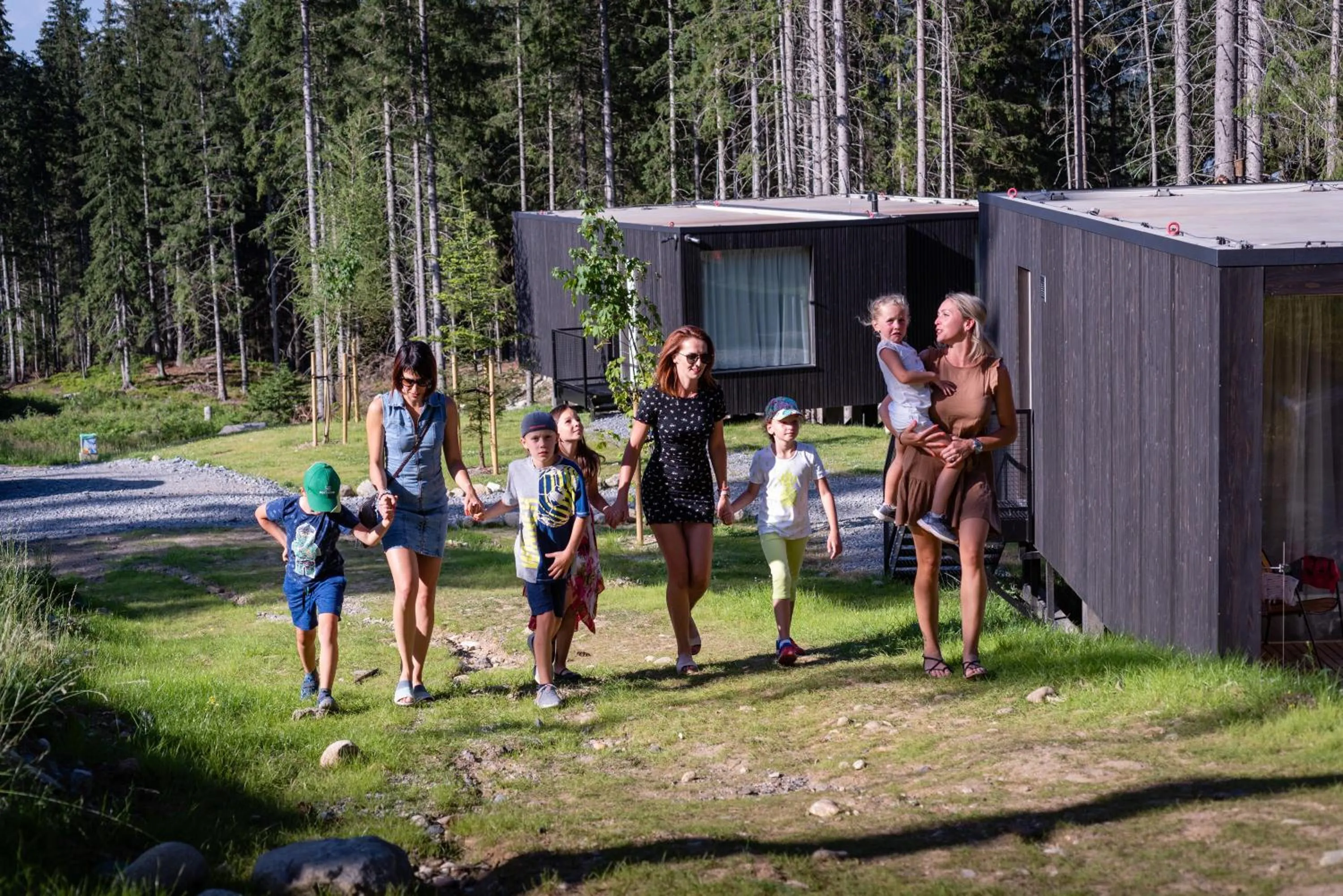 Property building in Hotel Björnson & Björnson TREE HOUSES Jasná