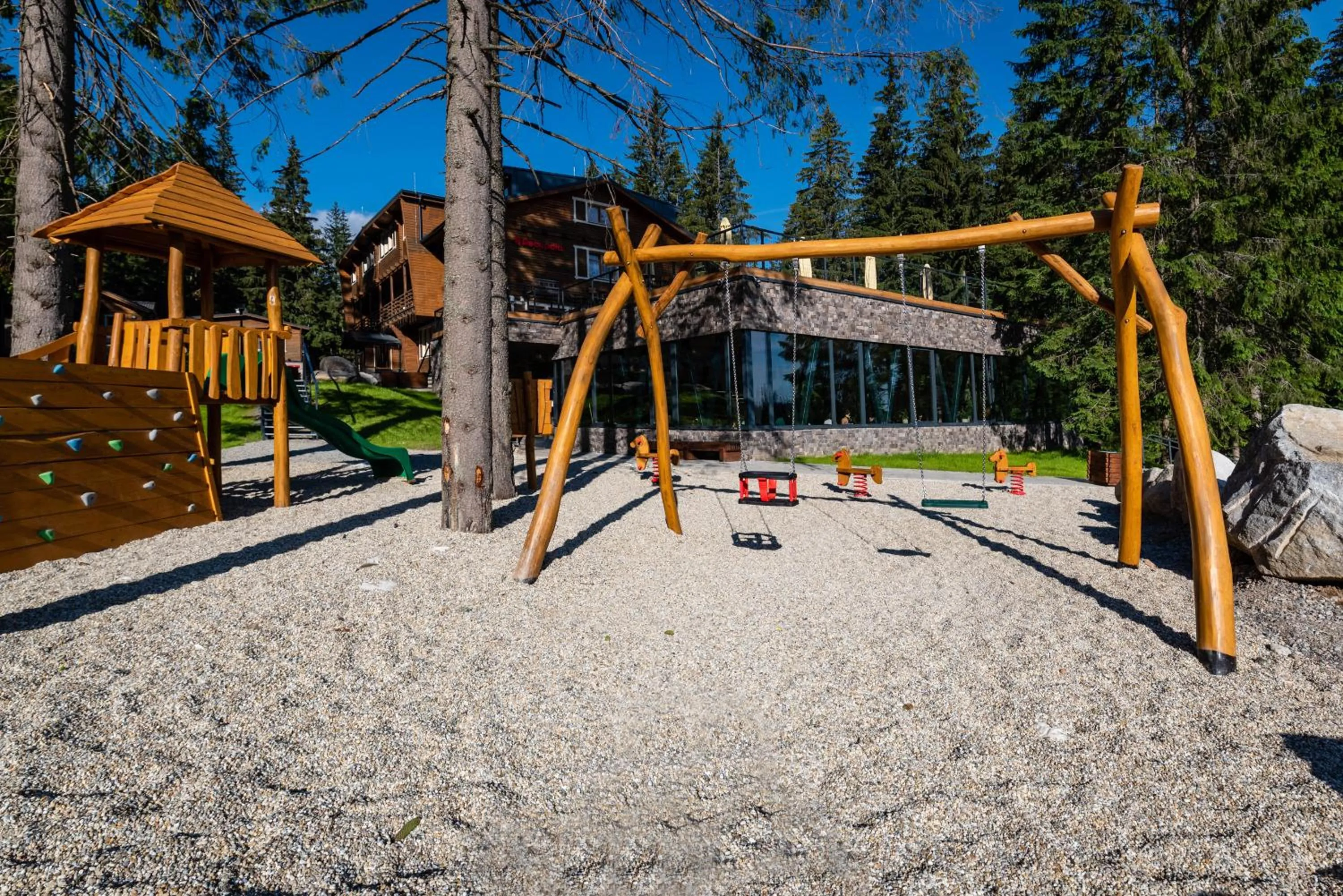 Children play ground in Hotel Björnson & Björnson TREE HOUSES Jasná