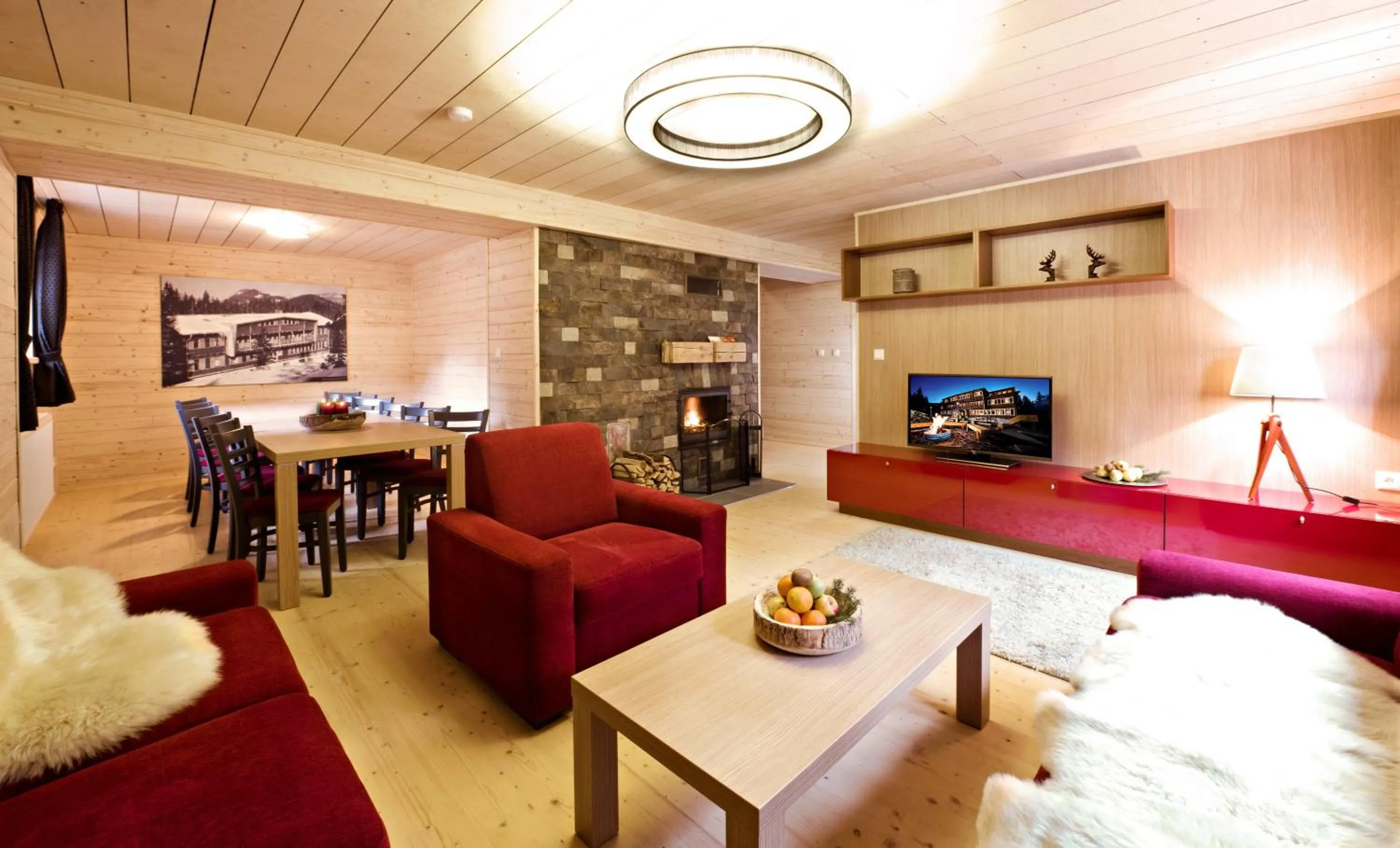 Dining area in Hotel Björnson & Björnson TREE HOUSES Jasná