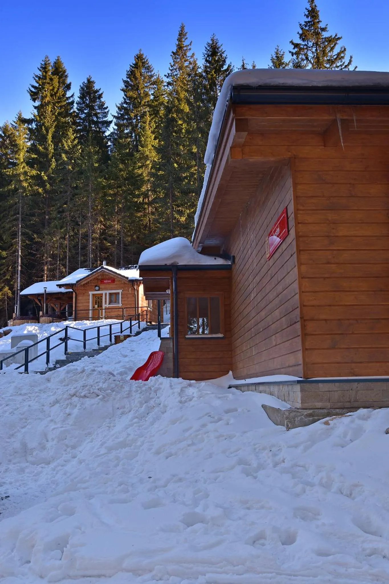 Winter in Hotel Björnson & Björnson TREE HOUSES Jasná