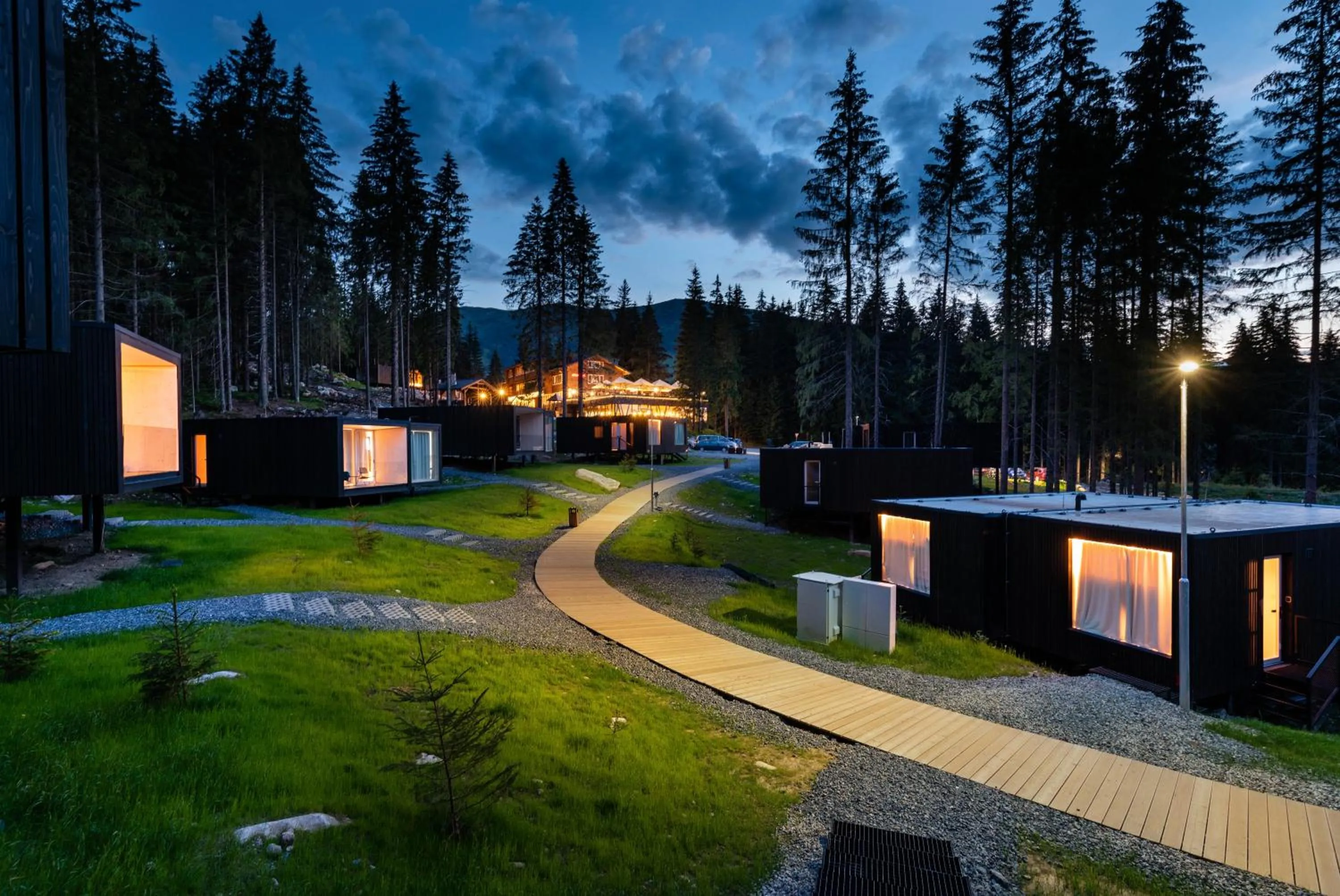 Natural landscape in Hotel Björnson & Björnson TREE HOUSES Jasná