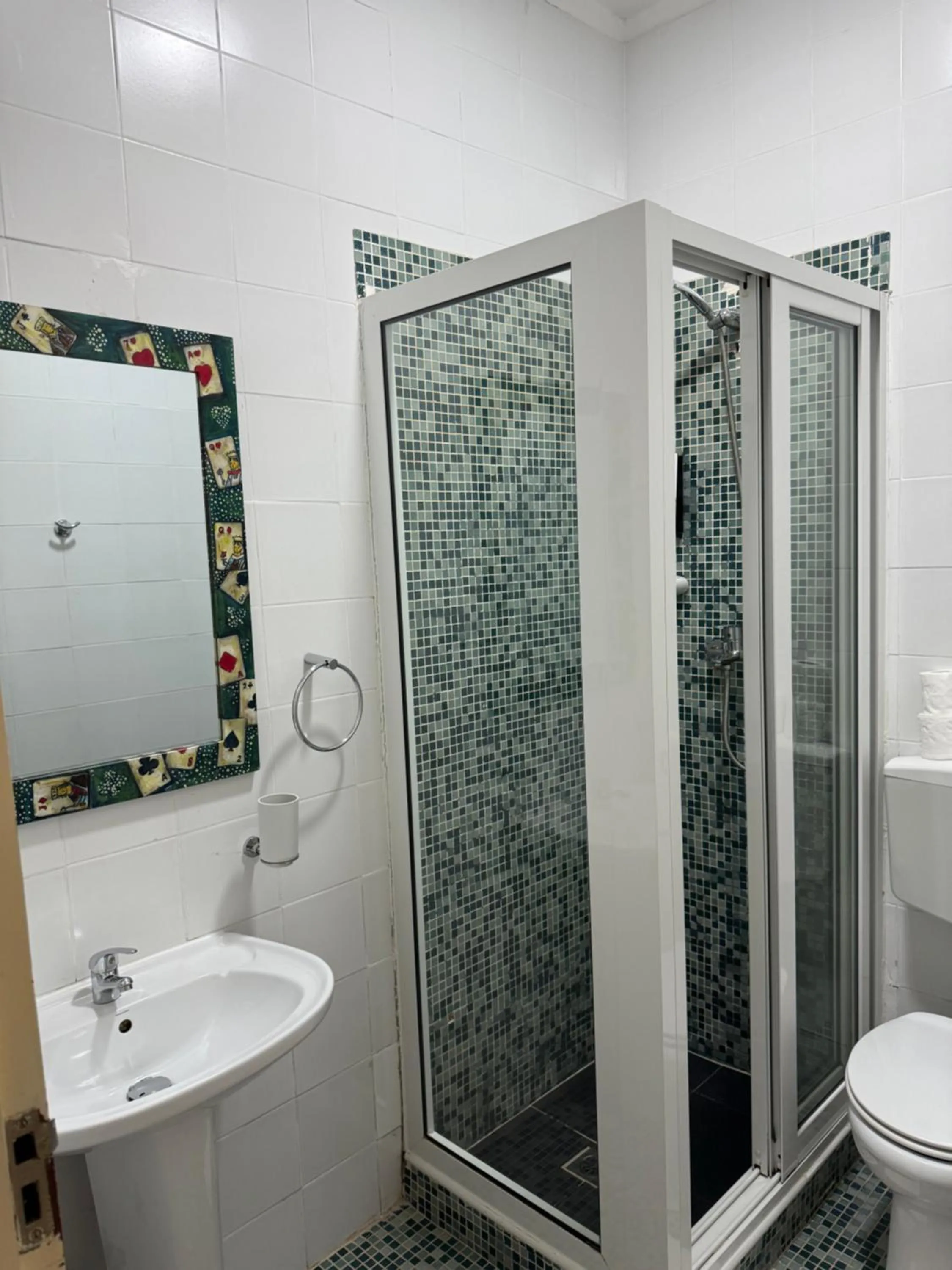 Shower in Pousada Praia Maria