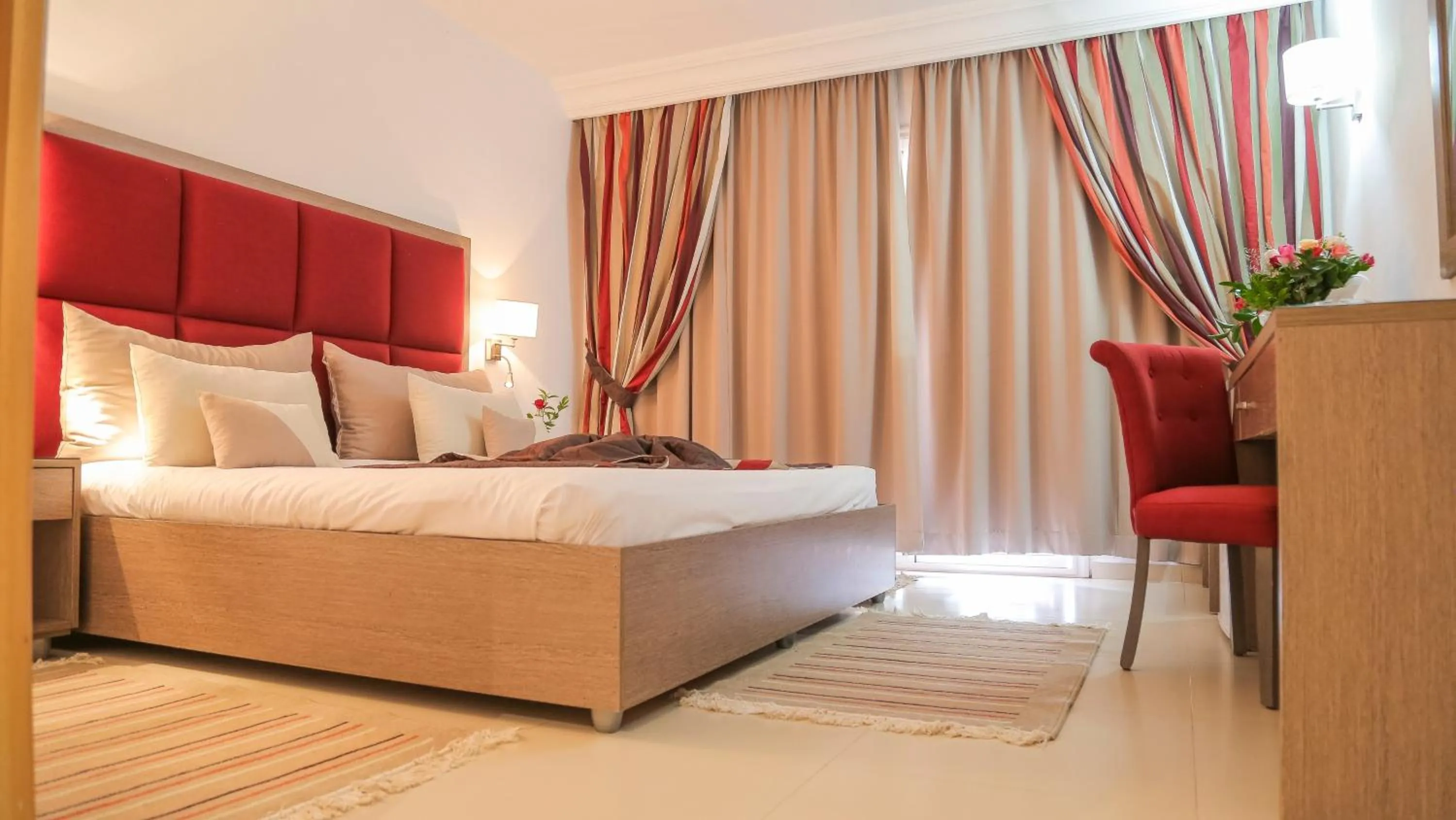 Bedroom, Bed in Hotel Marabout - Families and Couples Only