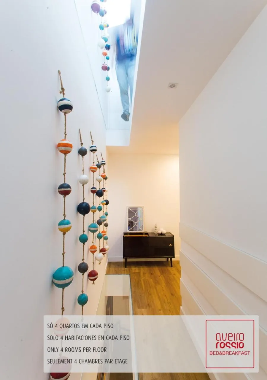 Decorative detail in Aveiro Rossio Bed & Breakfast