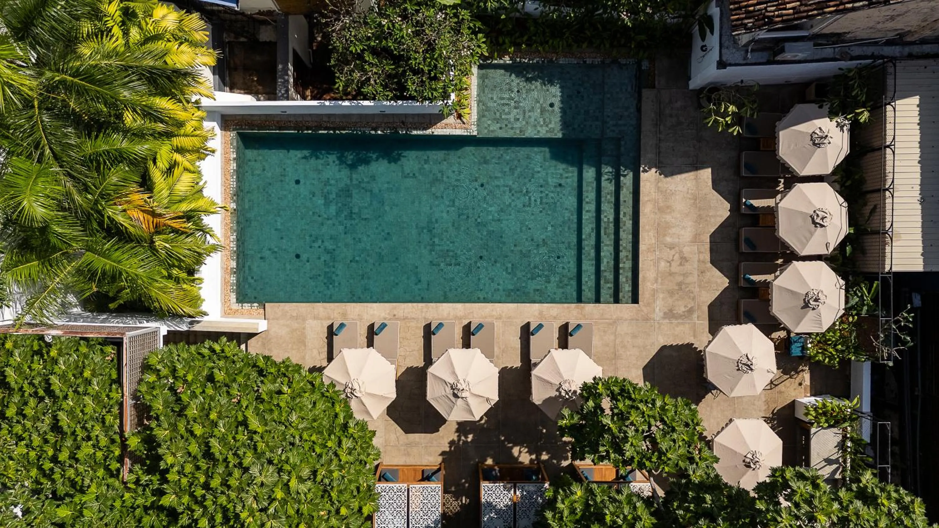 Pool view in Fort Bazaar