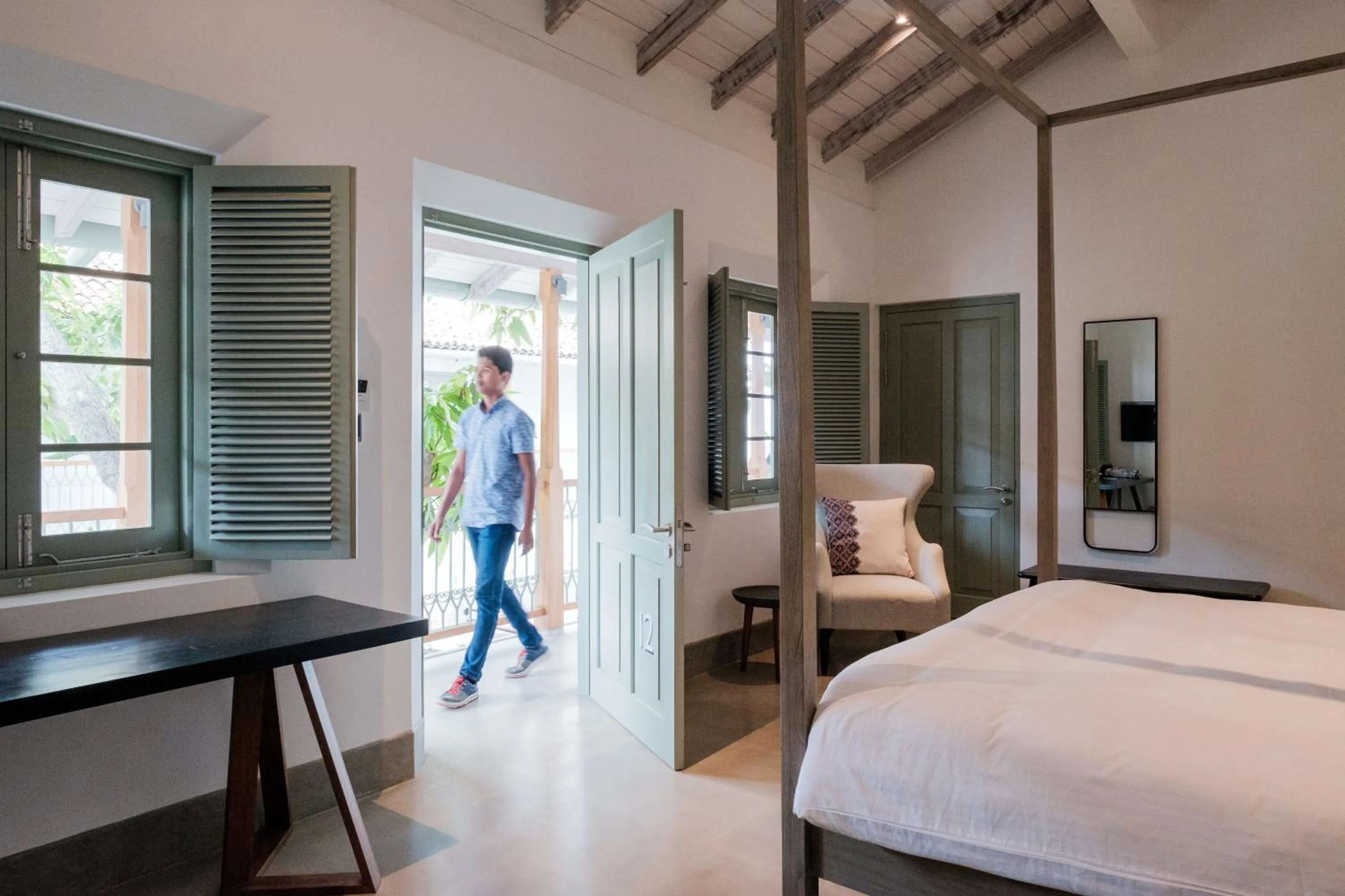 Inner courtyard view, Bed in Fort Bazaar