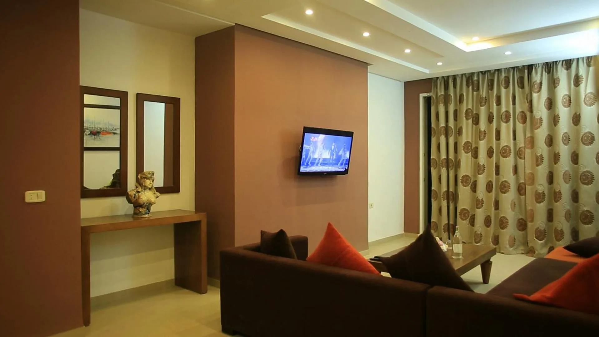 Living room in Hotel Les Palmiers