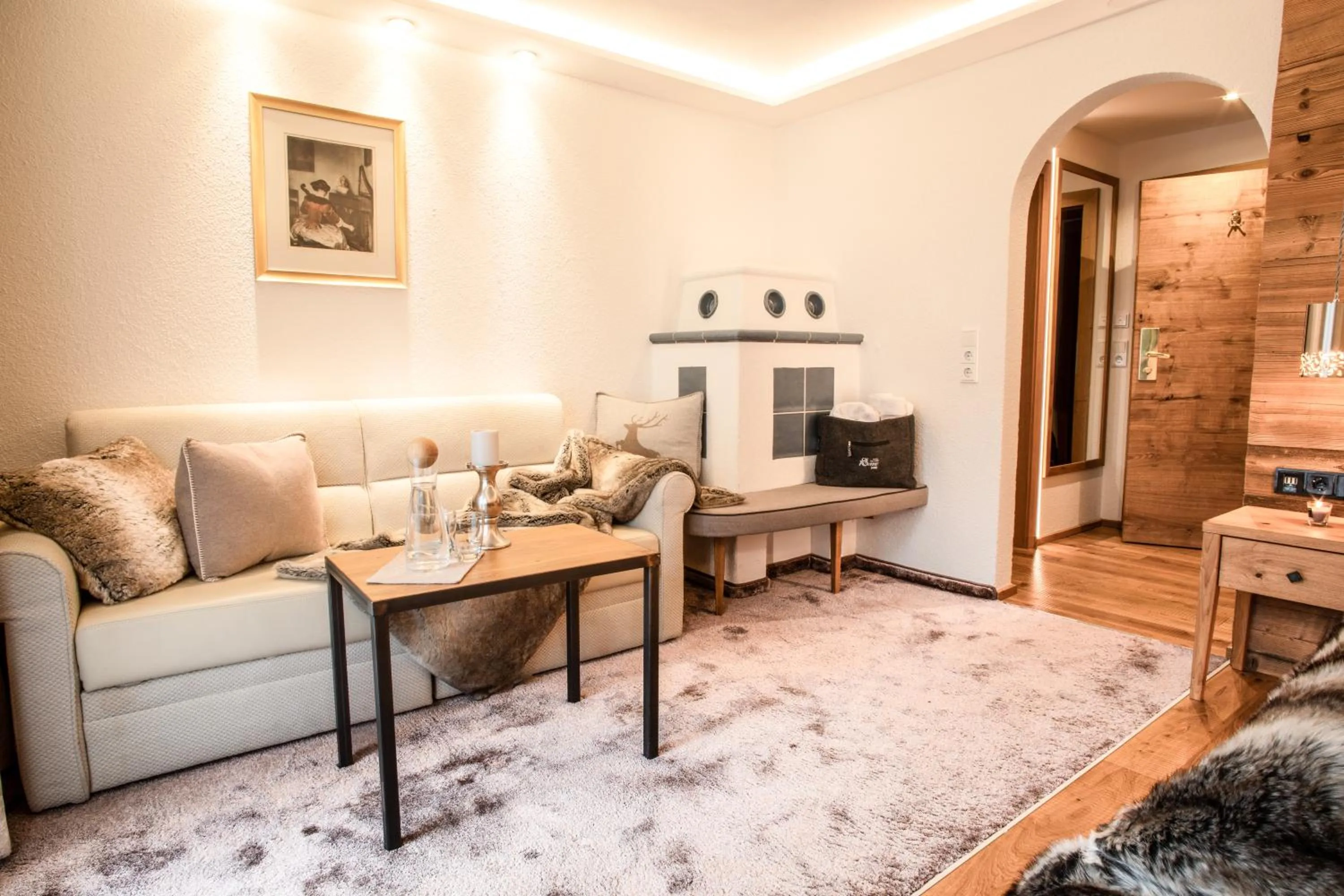 Seating area in Hotel Sonne Ischgl