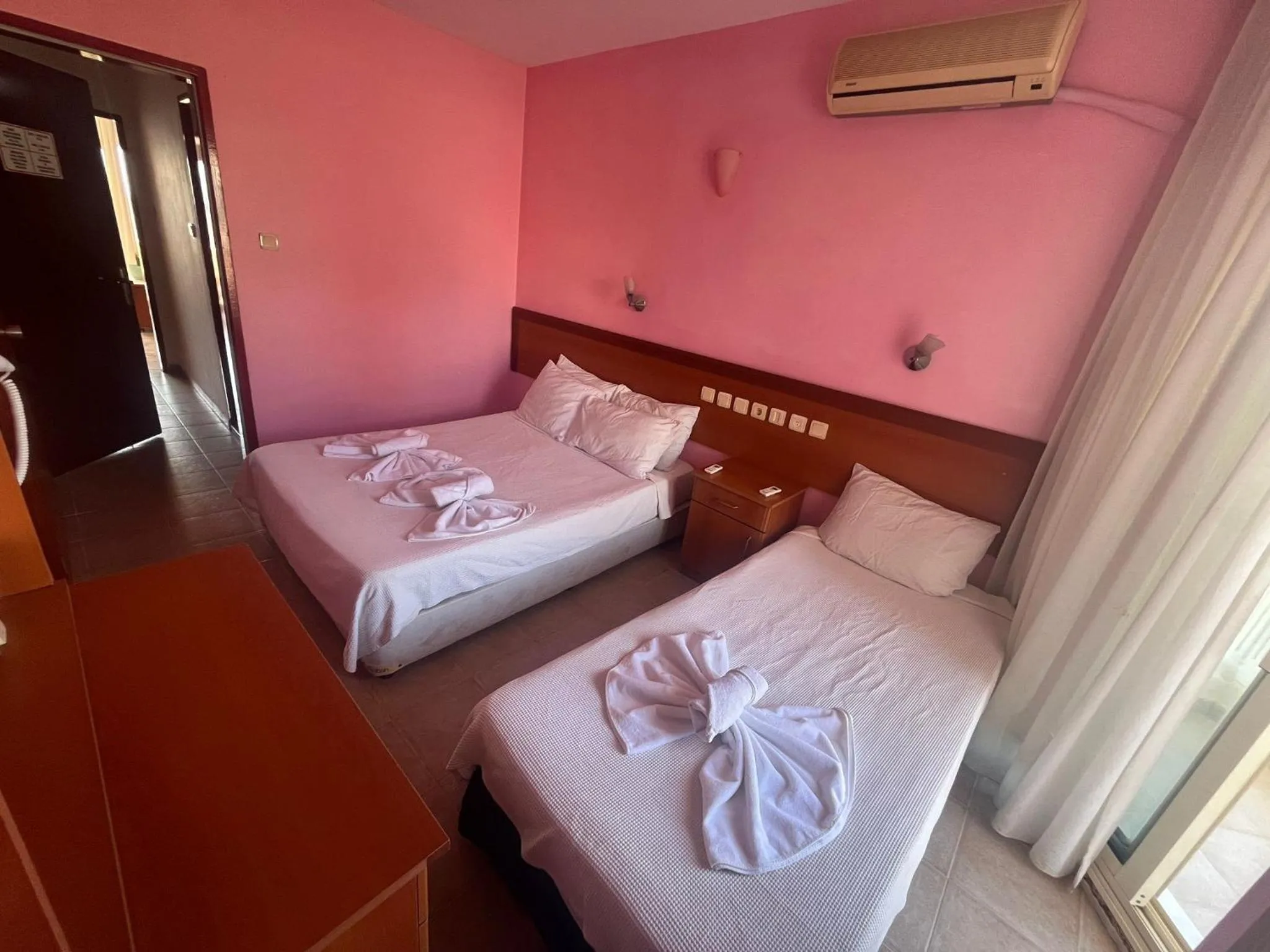 Bed in HOLIDAY APART 50 meters to BEACH, Sea view apartments