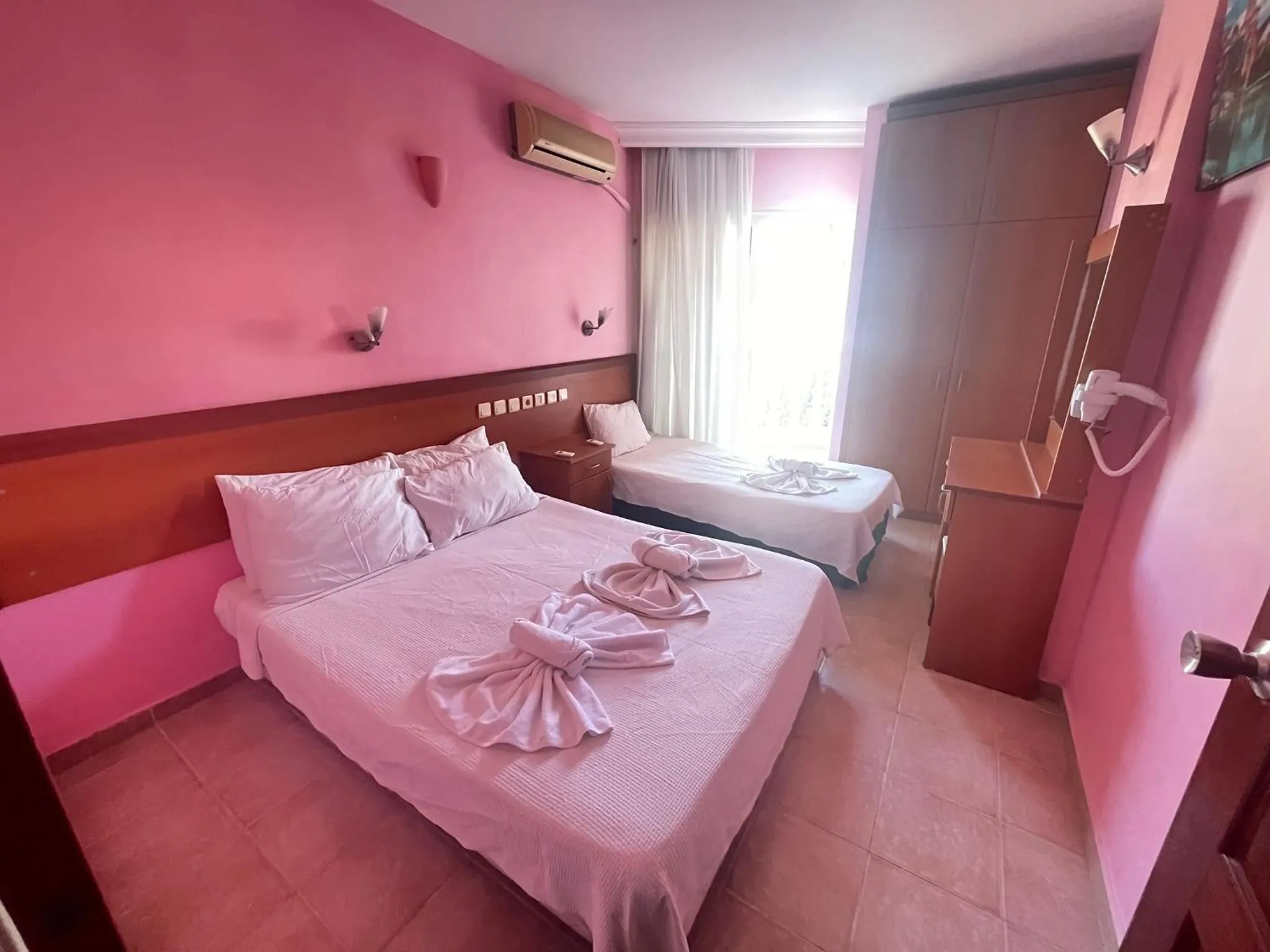 Bed in HOLIDAY APART 50 meters to BEACH, Sea view apartments