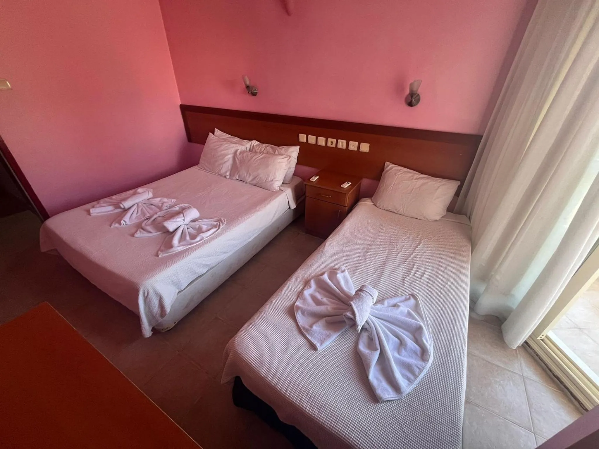 Bed in HOLIDAY APART 50 meters to BEACH, Sea view apartments