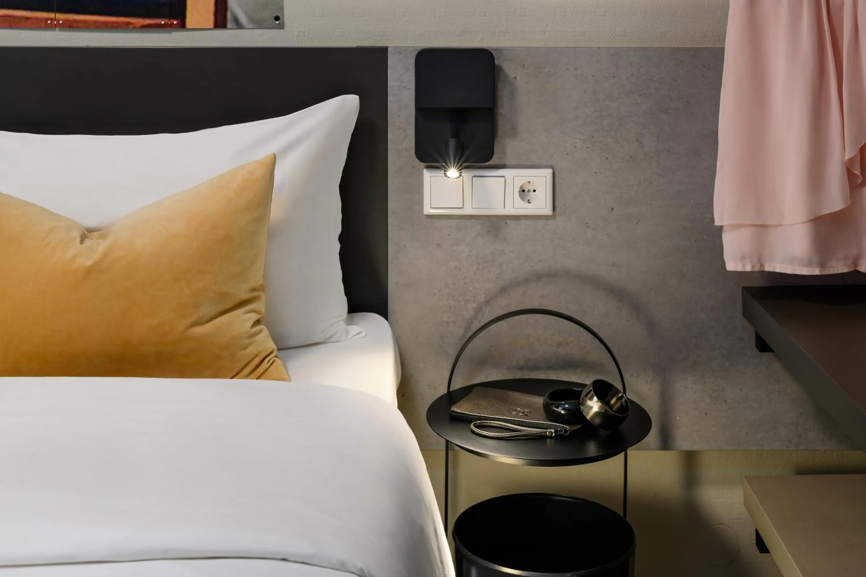 Bed in SleepinRoomz Boutique Hotel