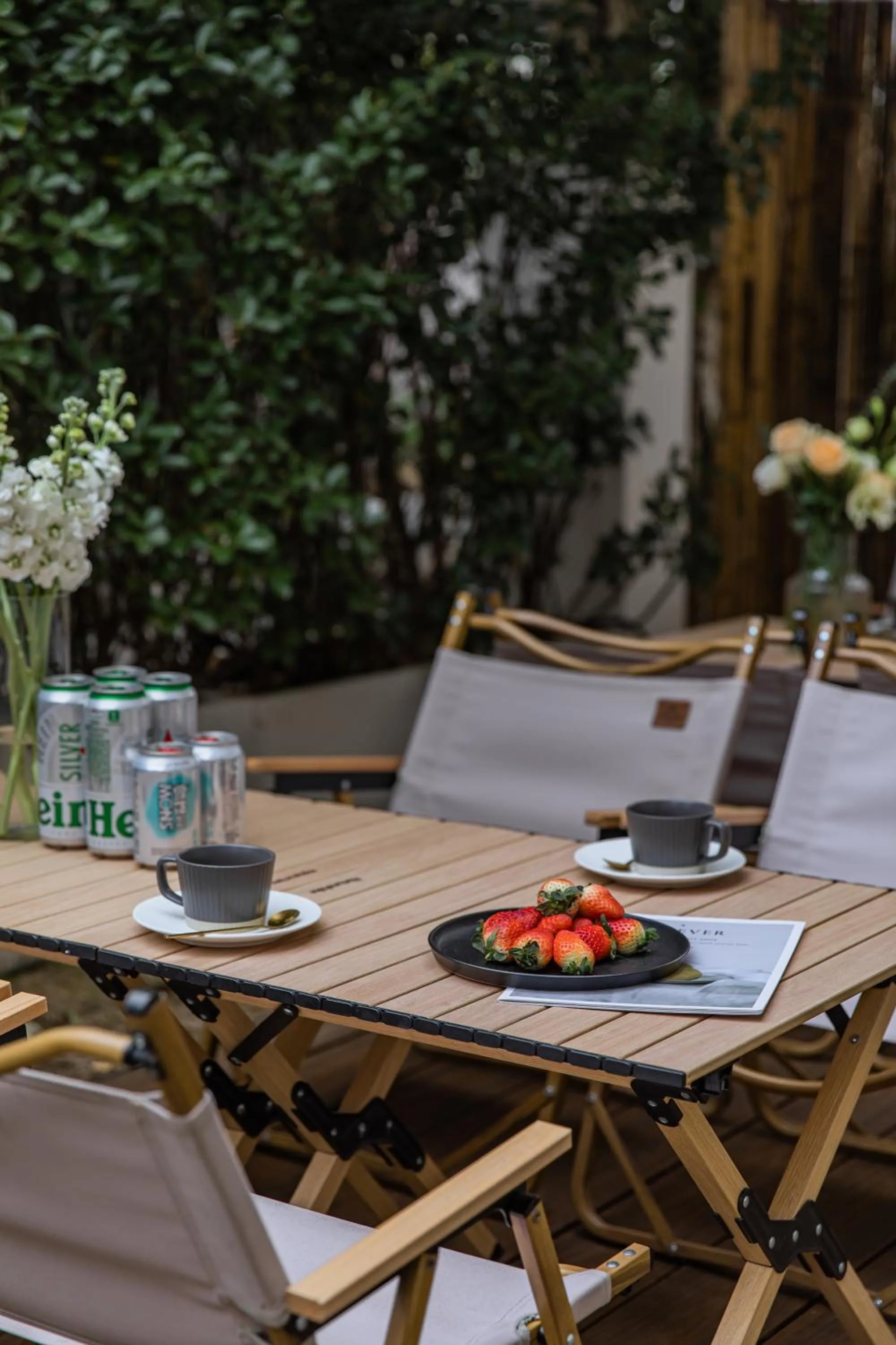 Garden in T innn - West Lake - Yueshang Yunshe Homestay - Hangzhou Taiziwan Park Branch