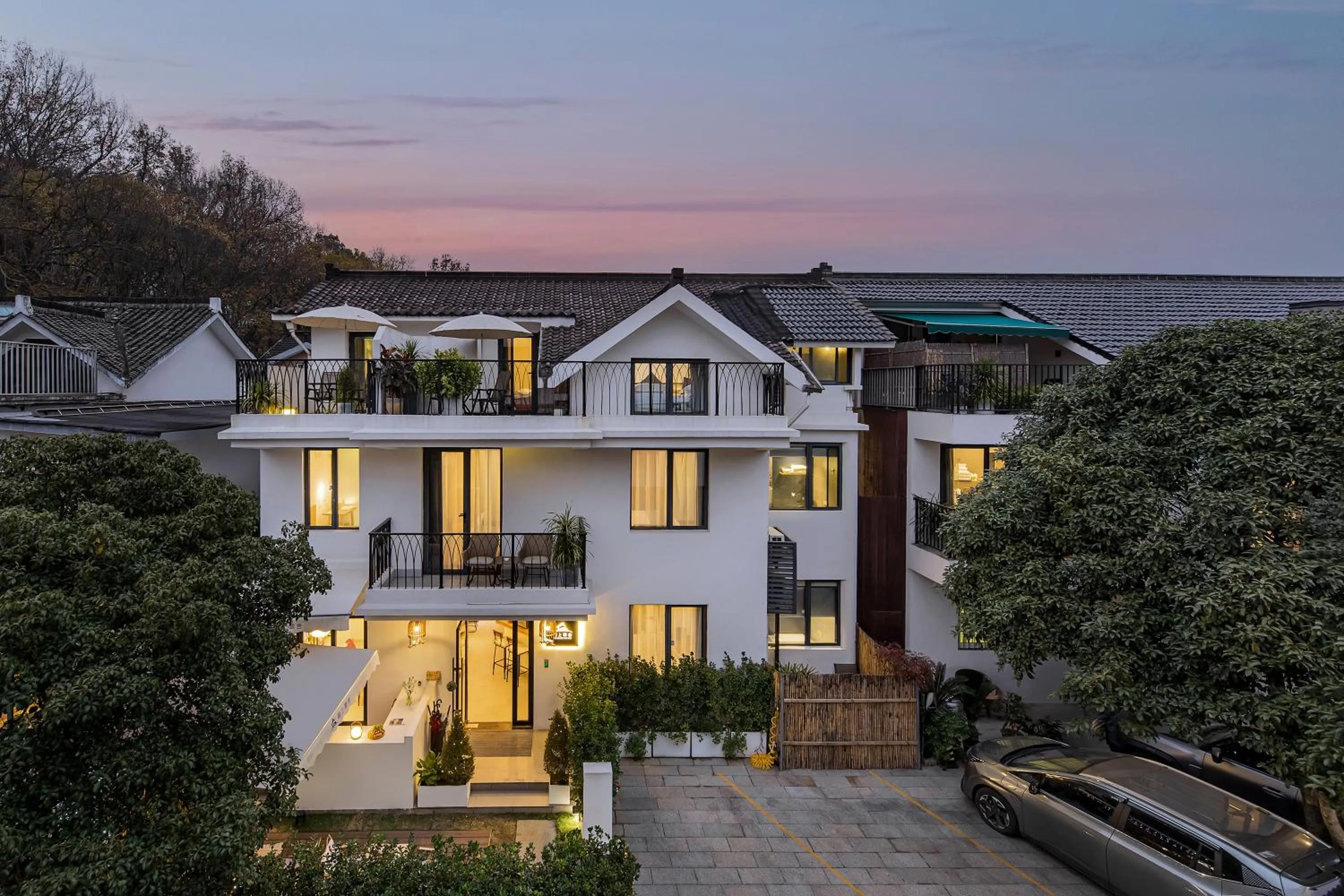 Property building in T innn - West Lake - Yueshang Yunshe Homestay - Hangzhou Taiziwan Park Branch