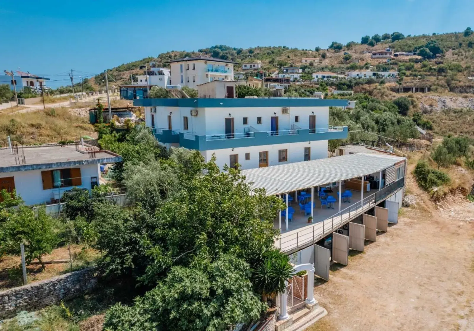 Double Room with Sea View (2 Adults + 1 Child) in Vila Pasqyra Double Room with Sea View (2 Adults + 1 Child) in Vila Pasqyra