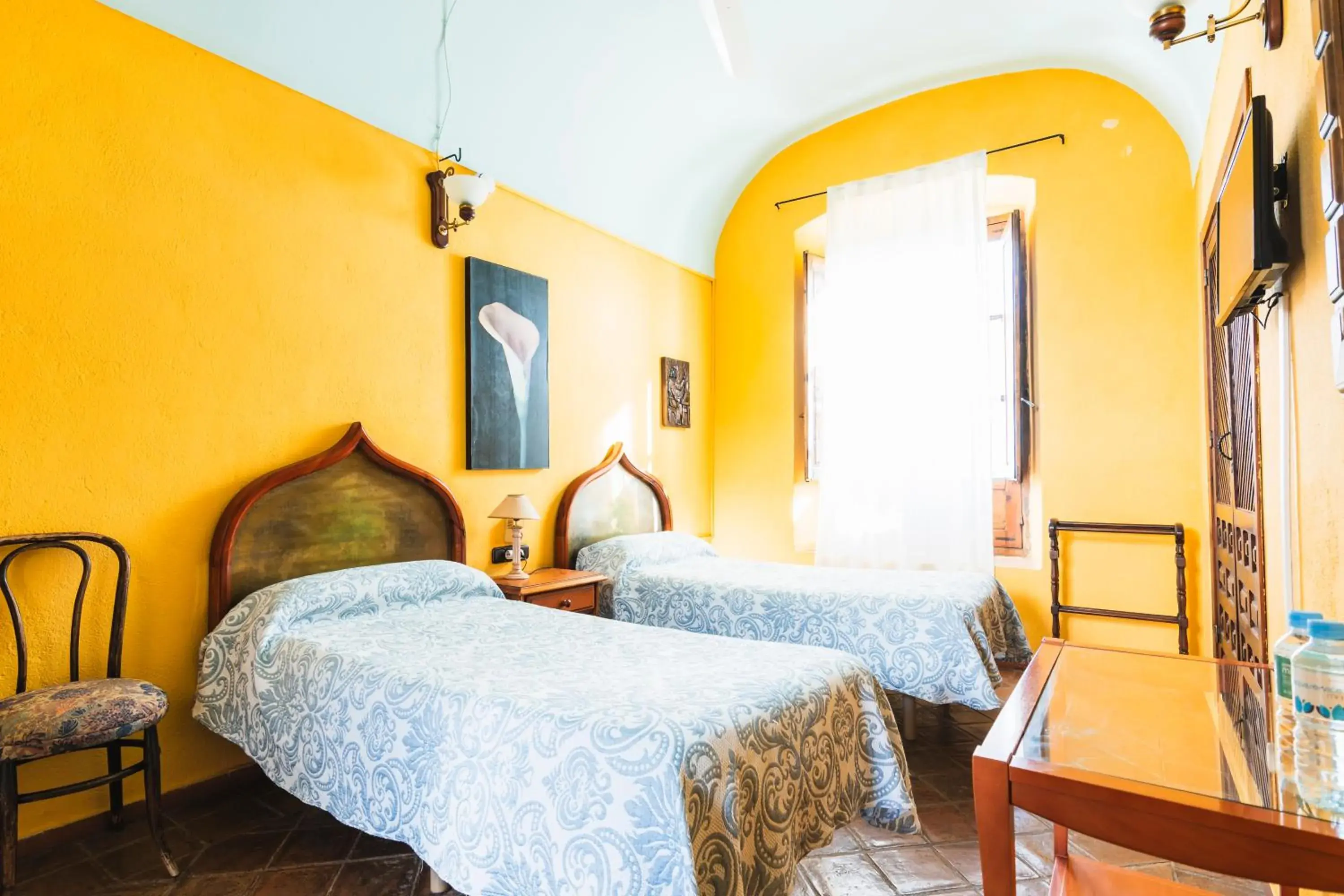 Twin Room with View in Hotel Balneario De Sierra Alhamilla Twin Room with View in Hotel Balneario De Sierra Alhamilla