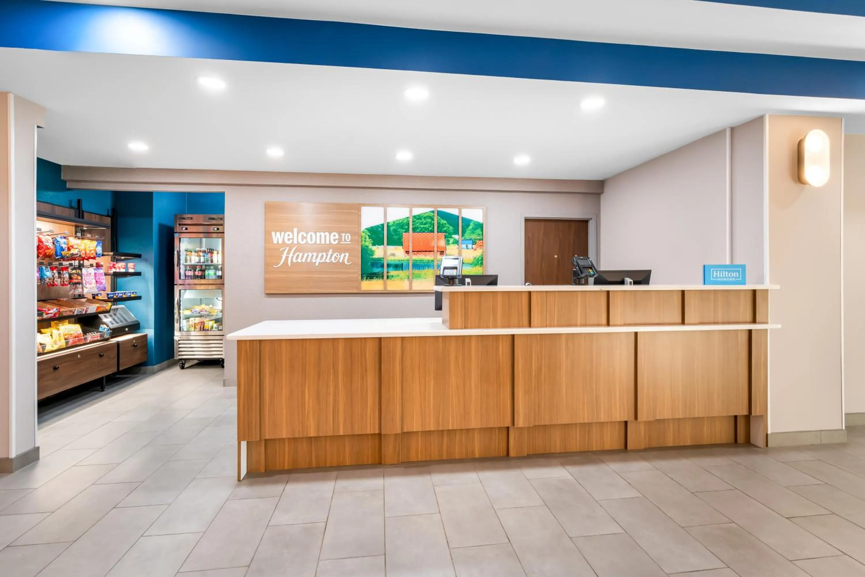 Lobby or reception in Hampton Inn - Monticello