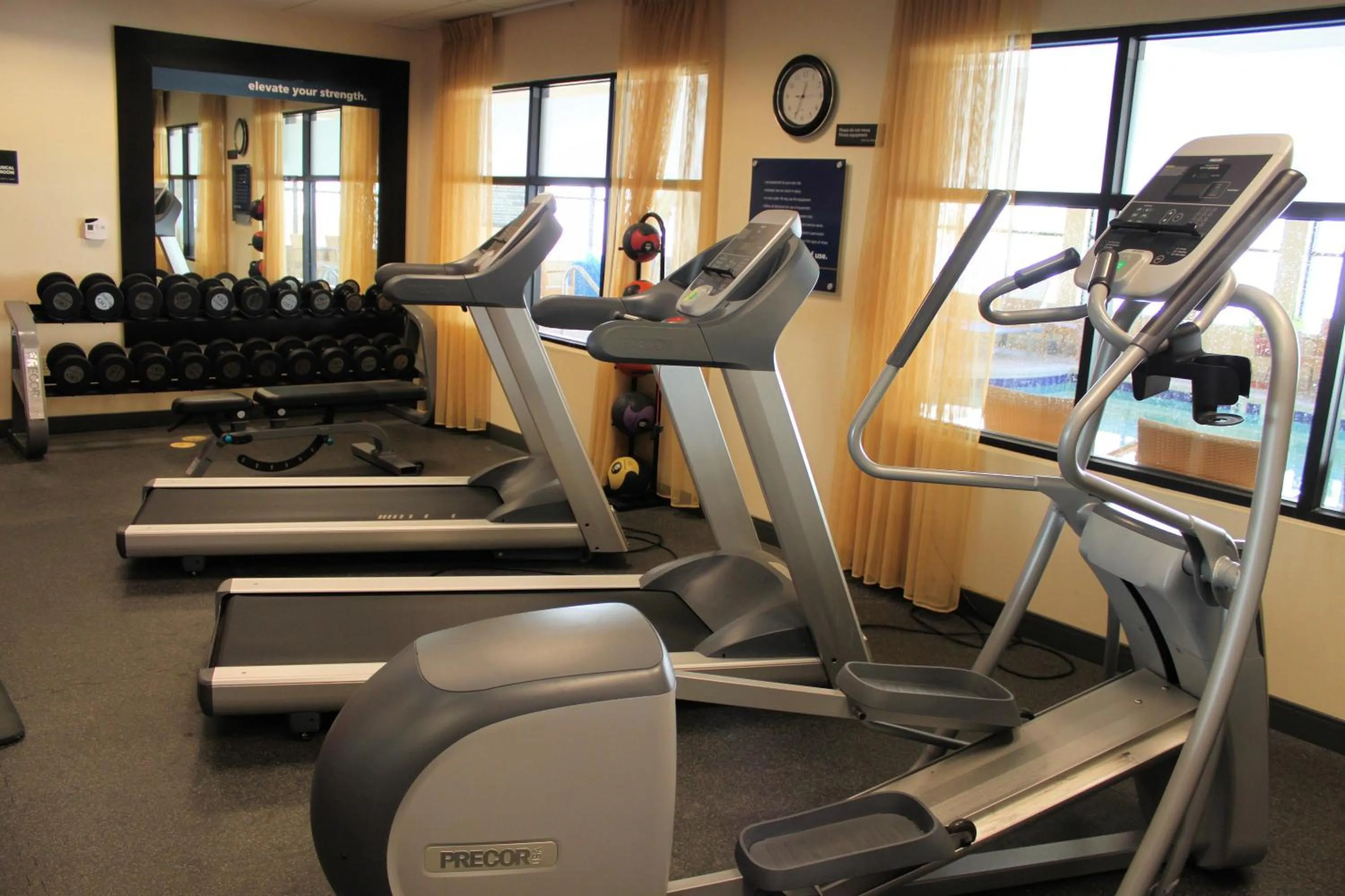 Fitness centre/facilities in Hampton Inn & Suites Green River
