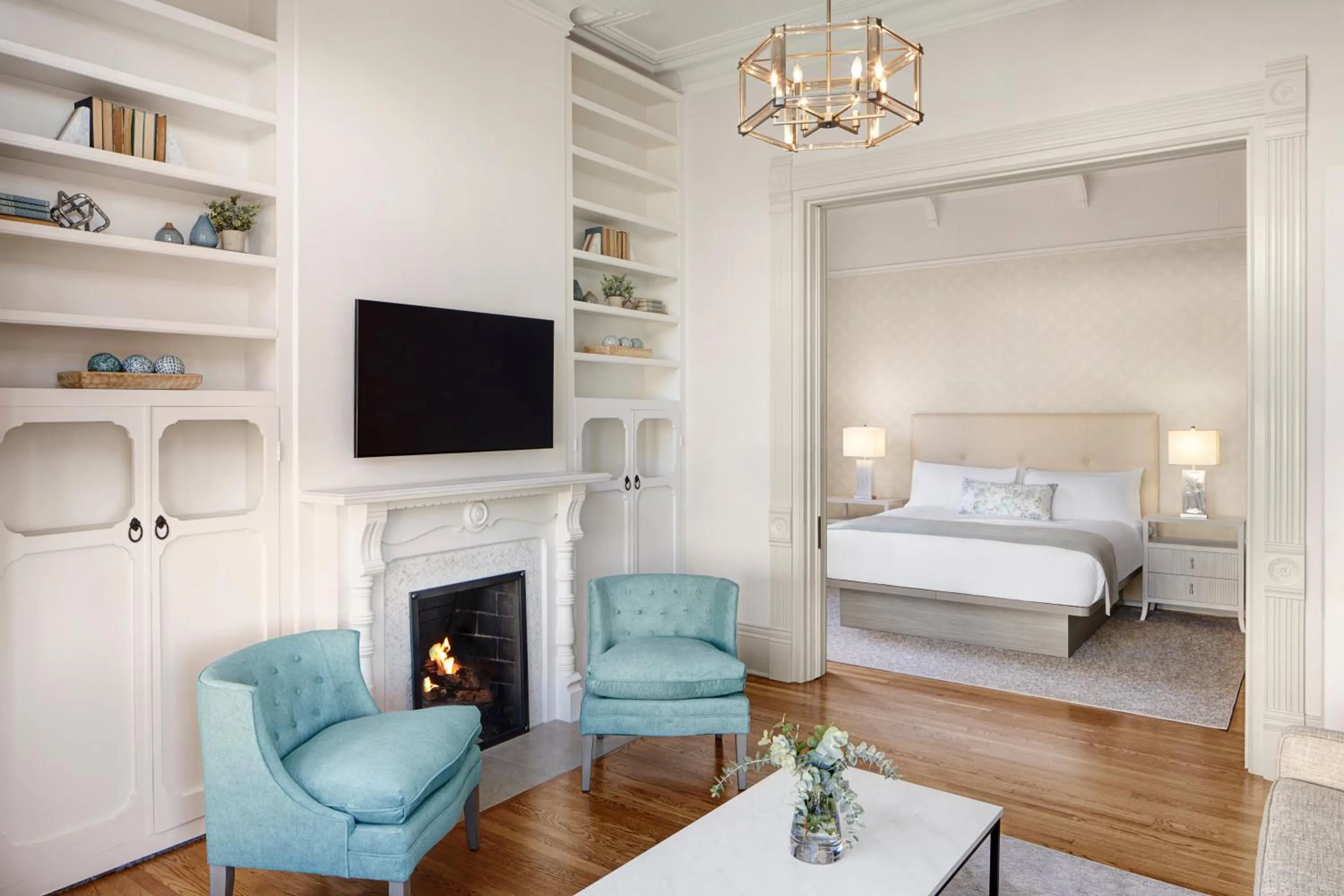 Bed in Green Gables Inn, A Four Sisters Inn