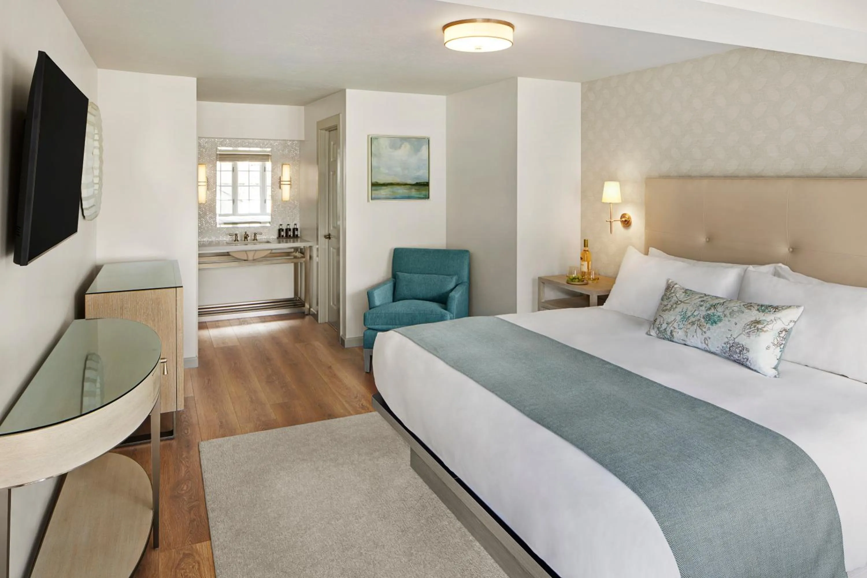 Bed in Green Gables Inn, A Four Sisters Inn